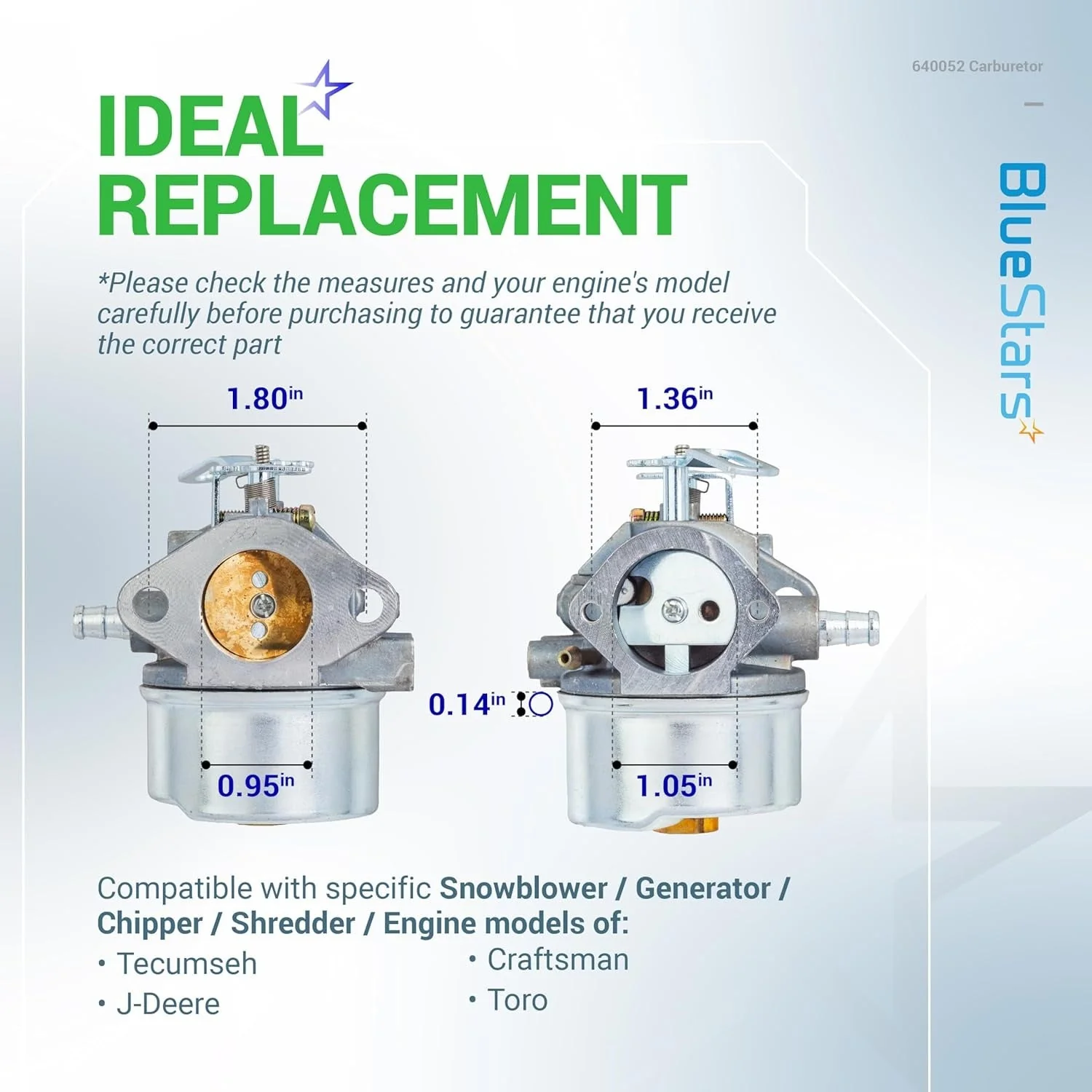 [Lifetime Warranty] 640052 Carburetor Combo - Image 3