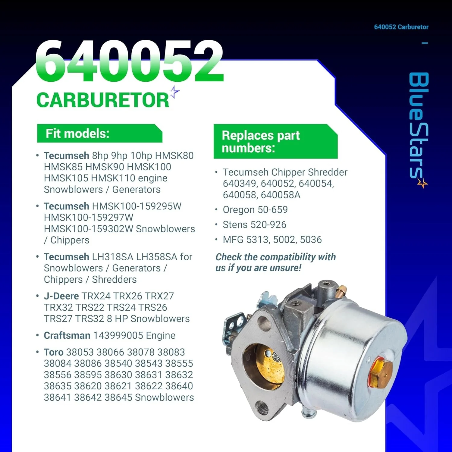 [Lifetime Warranty] 640052 Carburetor Combo - Image 4