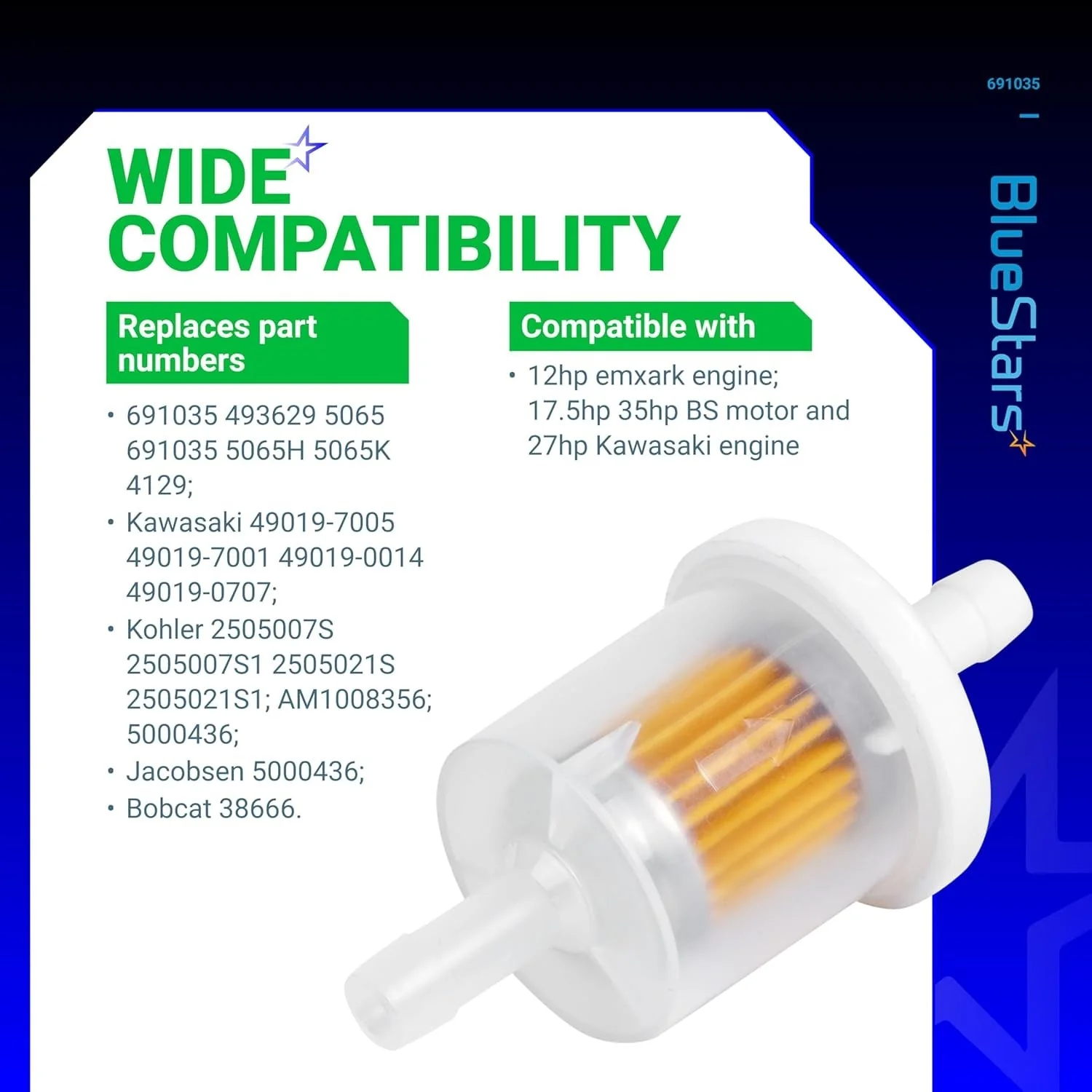 [Lifetime Warranty] 691035 Fuel Filter 1/4" Inline - Image 5