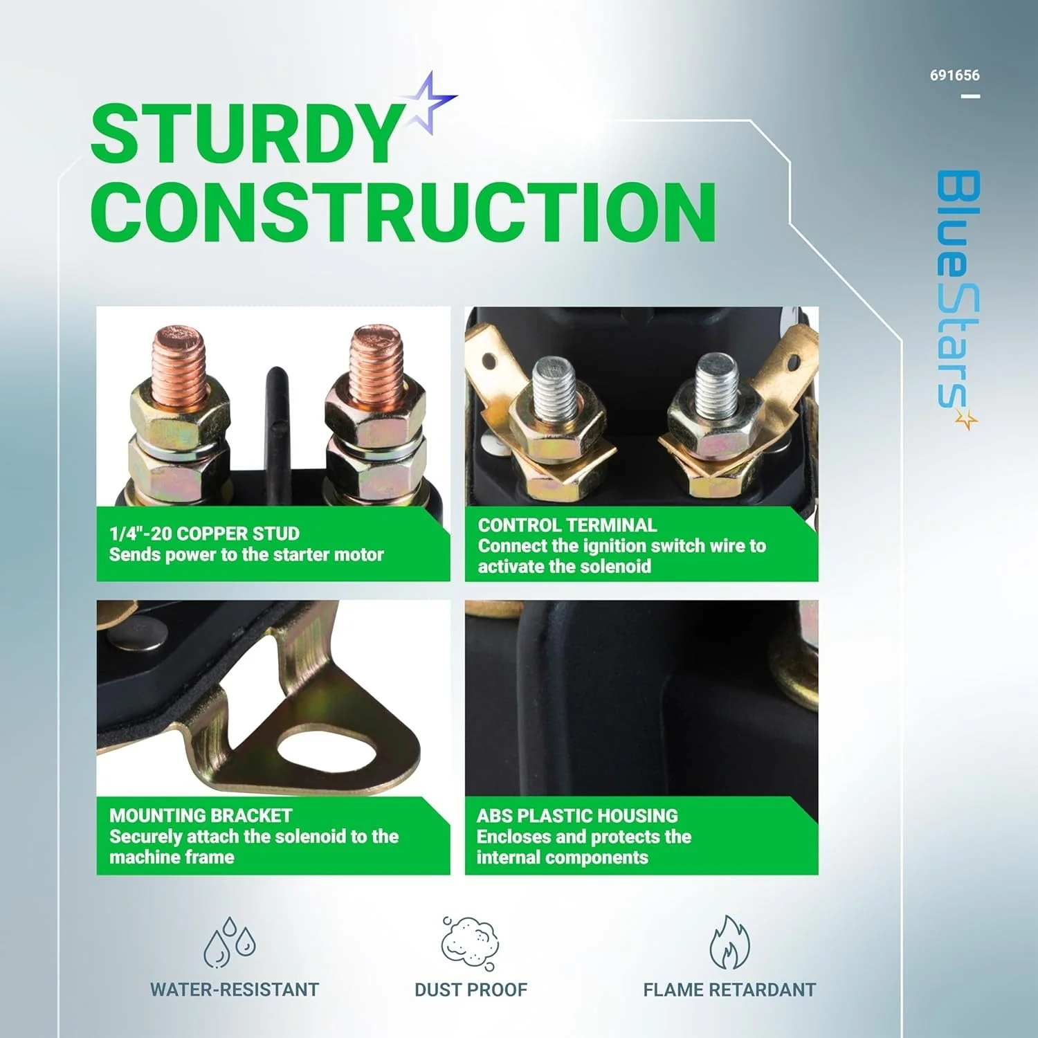 [Lifetime Warranty] 691656 Lawn Mower Starter Solenoid - Image 4