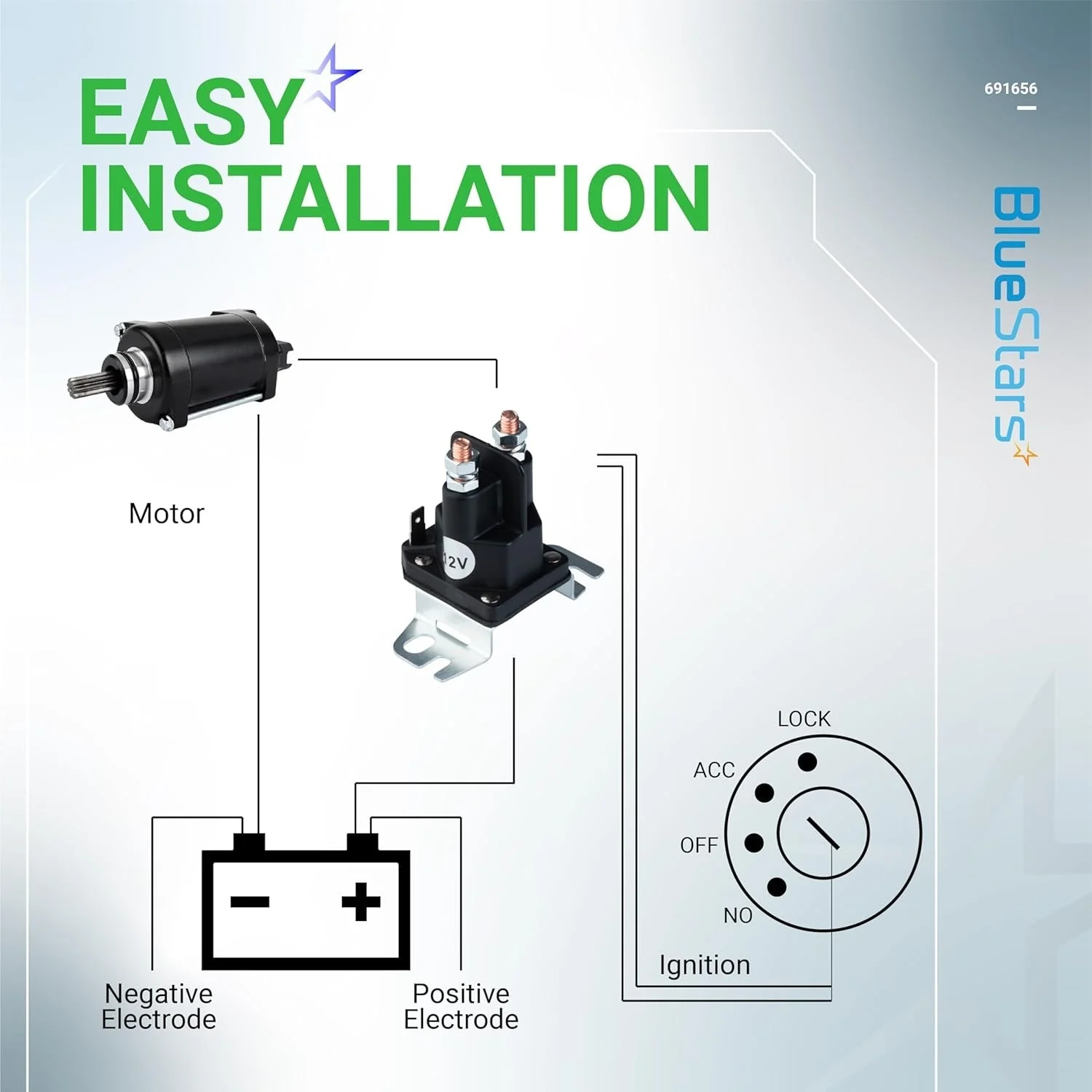 [Lifetime Warranty] 691656 Lawn Mower Starter Solenoid - Image 8
