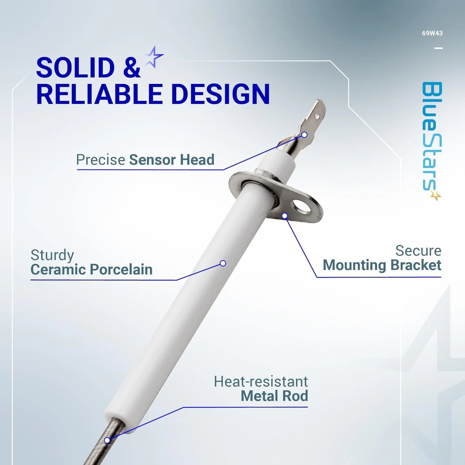 [Lifetime Warranty] 69W43 Furnace Flame Sensor - Image 4