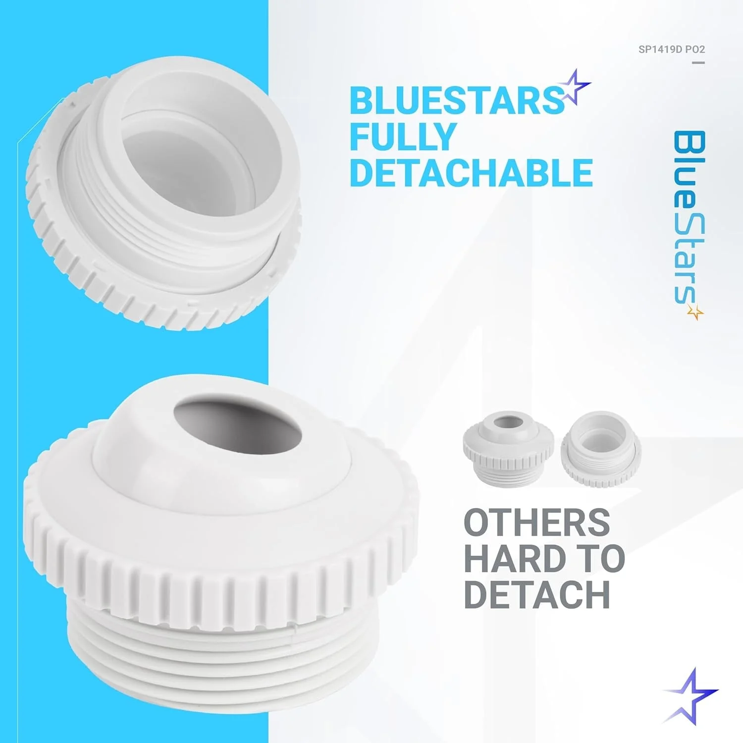 [Lifetime Warranty] SP1419D Directional Flow Hydrostream Return Jet Fitting - Pack of 6 - Image 5