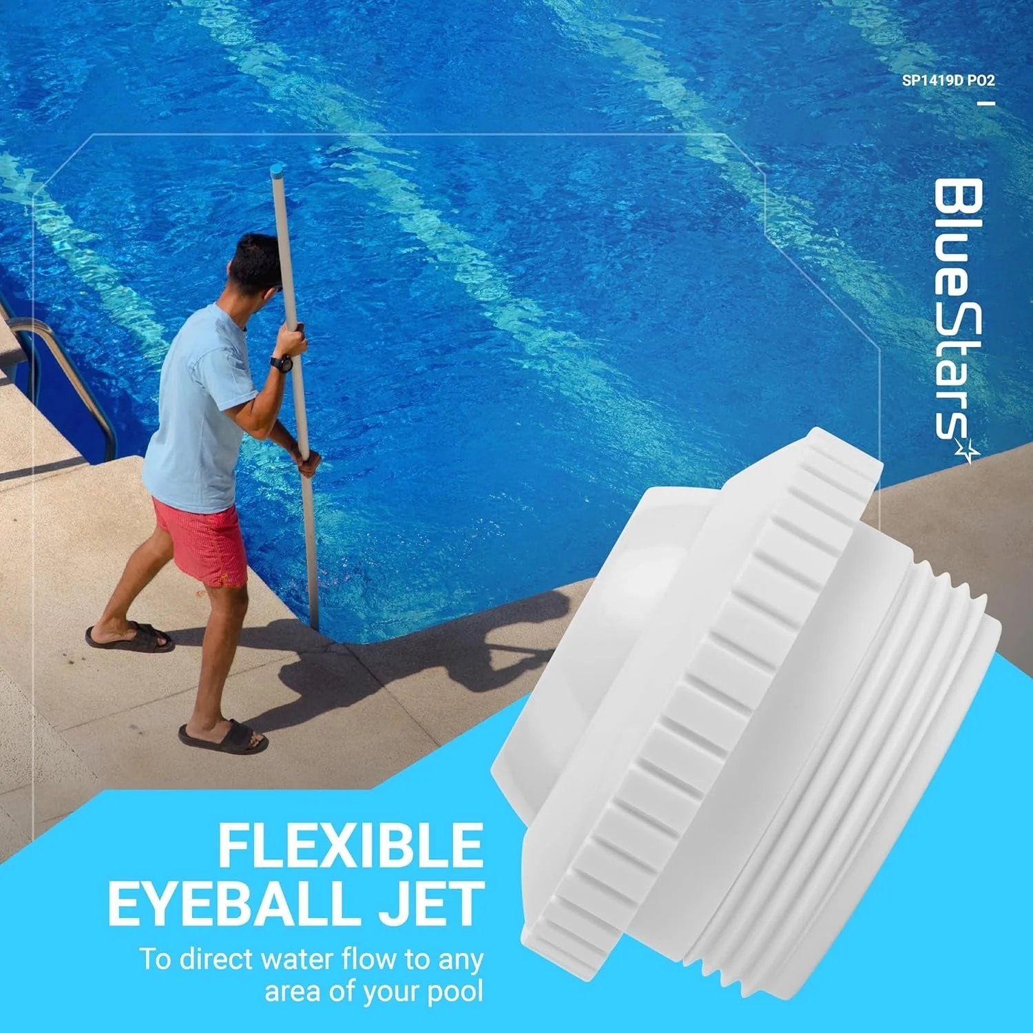 [Lifetime Warranty] SP1419D Directional Flow Hydrostream Return Jet Fitting - Pack of 6 - Image 6