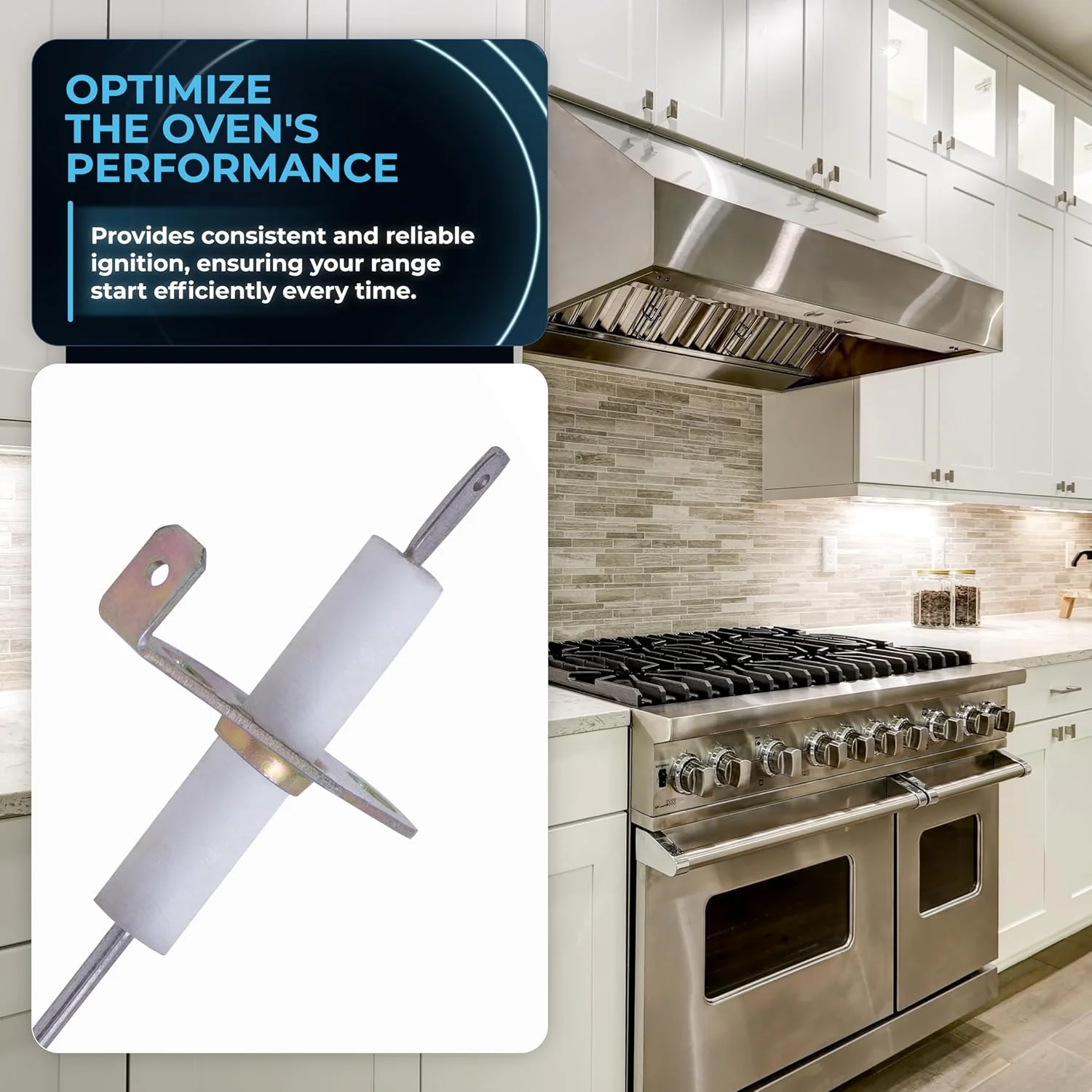 [Lifetime Warranty] 74004053 Range Top Burner Igniter - Image 4