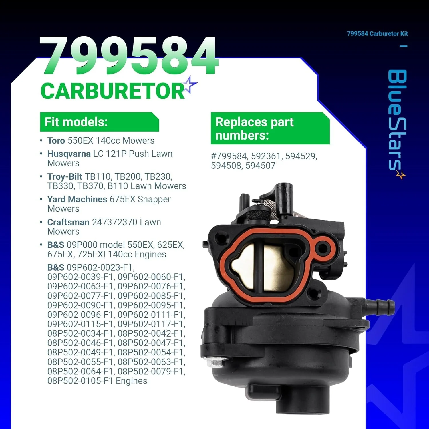 [Lifetime Warranty] 799584 592361 Carburetor - Image 5