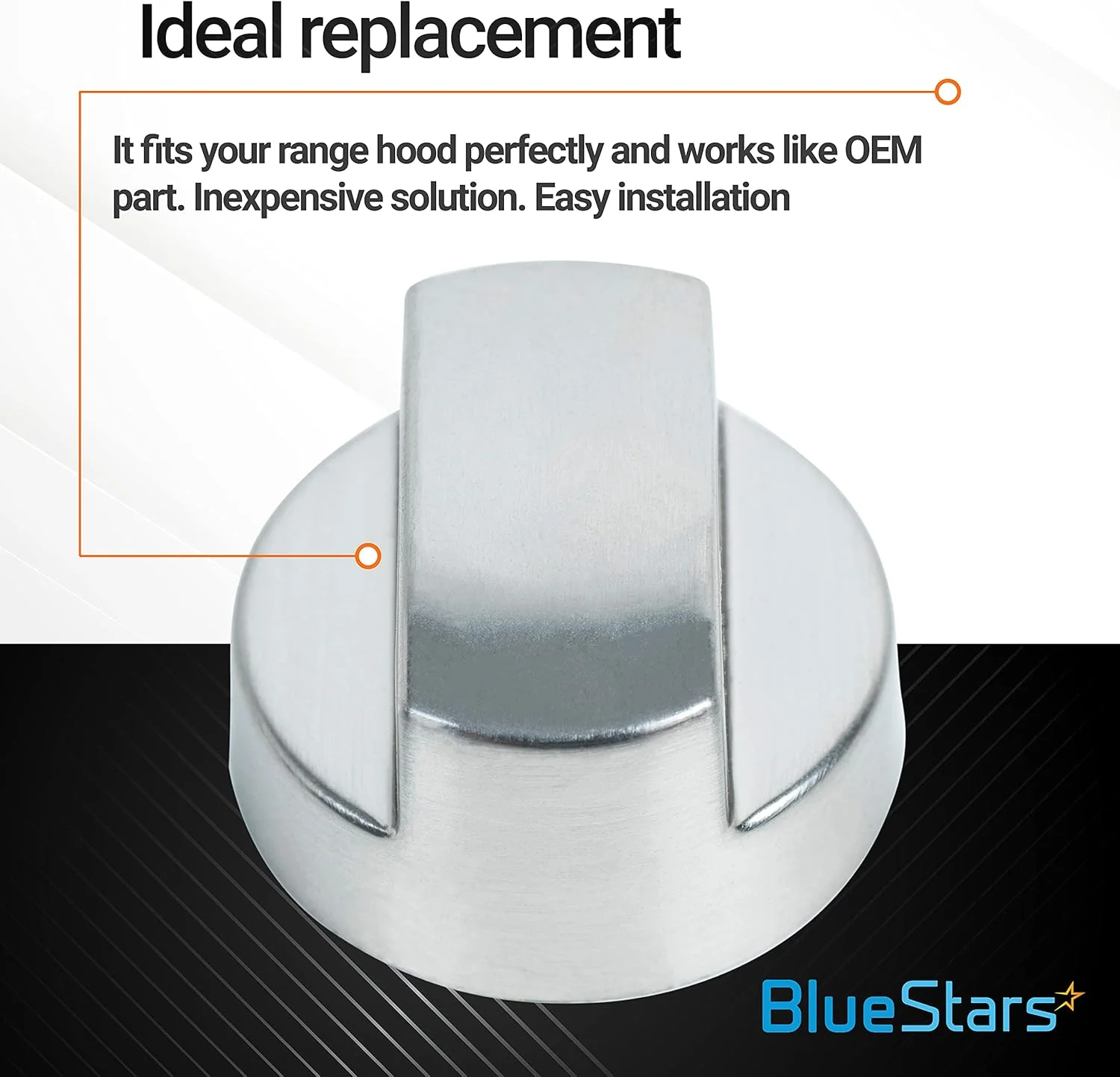 [Lifetime Warranty] 811195 Ventilation Wolf Hood Knob Replacement - Pack of 4 - Image 5