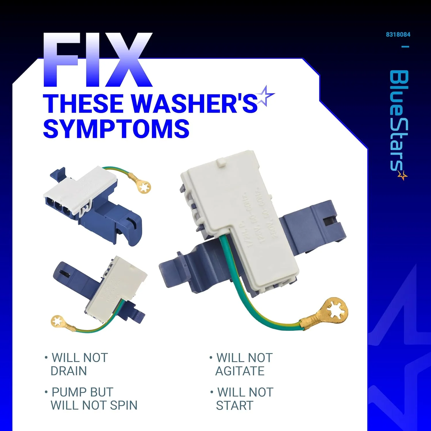 [Lifetime Warranty] 8318084 Washer Door Assembly - Image 5