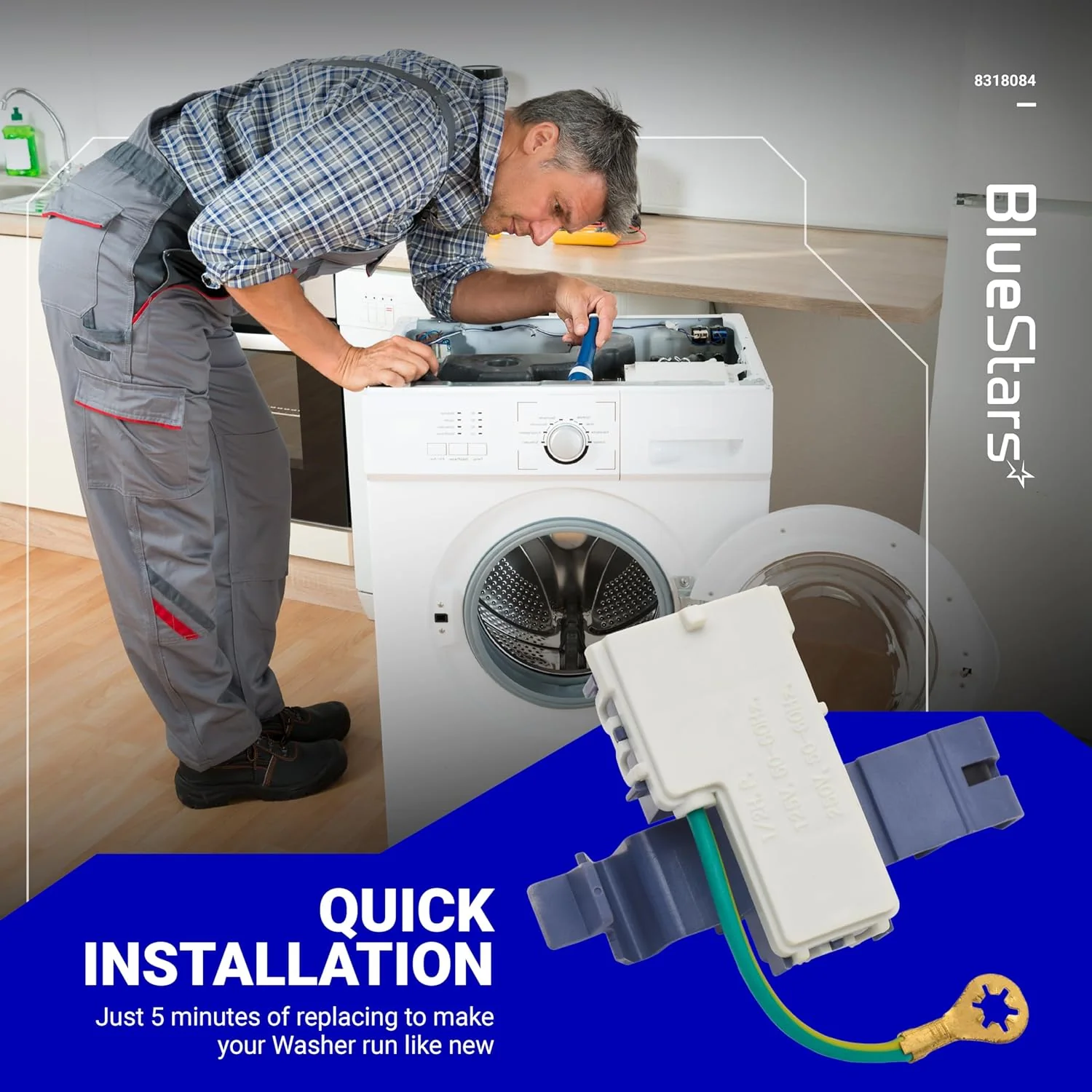 [Lifetime Warranty] 8318084 Washer Door Assembly - Image 6