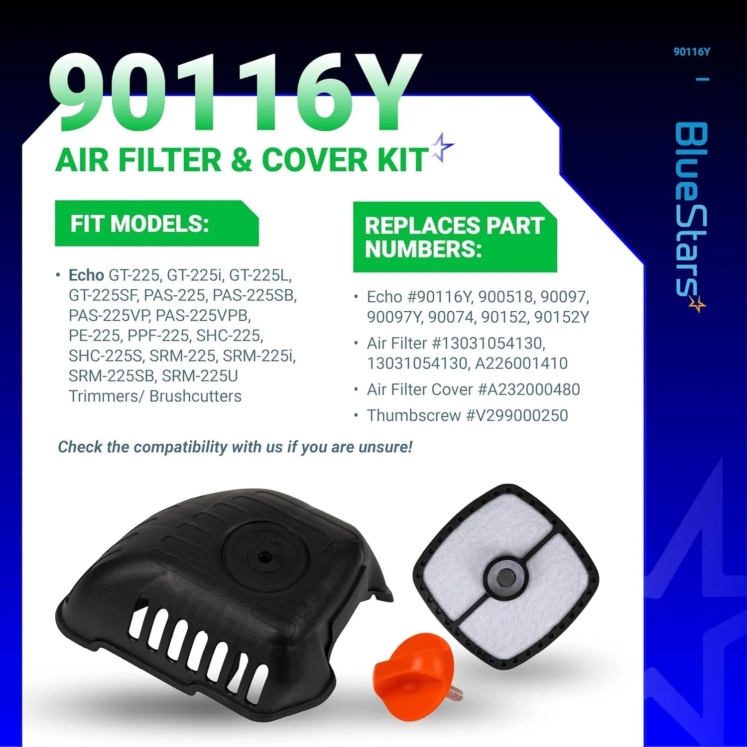 [Lifetime Warranty] 90116Y Air Filter Cover Kit - Image 3
