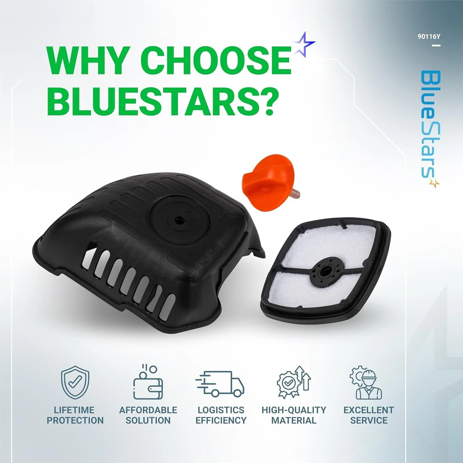 [Lifetime Warranty] 90116Y Air Filter Cover Kit - Image 9