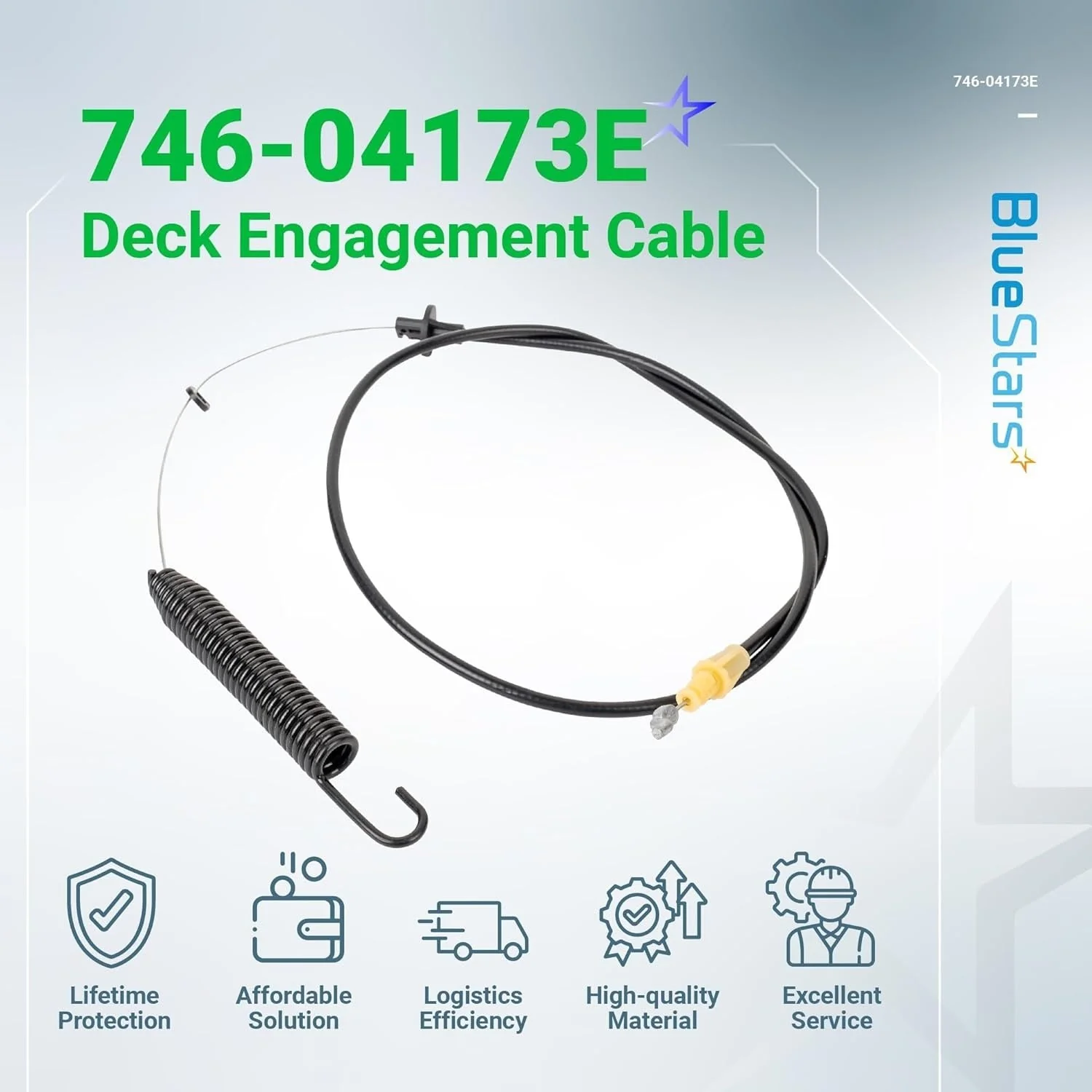 [Lifetime Warranty] 946-04173E 746-04173E Deck Engagement Cable - Image 9