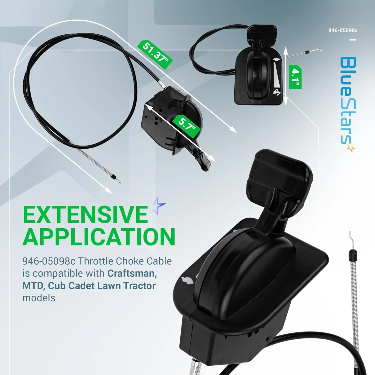 [Lifetime Warranty] 946-05098C Throttle Choke Cable - Image 5