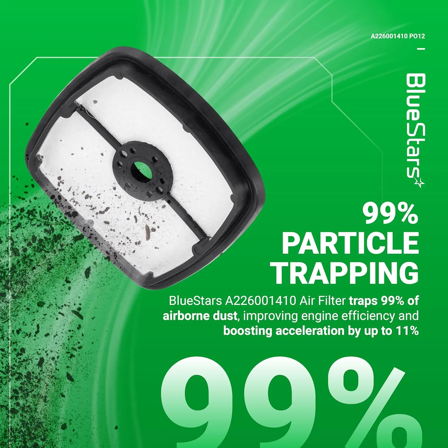 [Lifetime Warranty] A226001410 130310-54130 Air Filter - Pack of 12 - Image 7