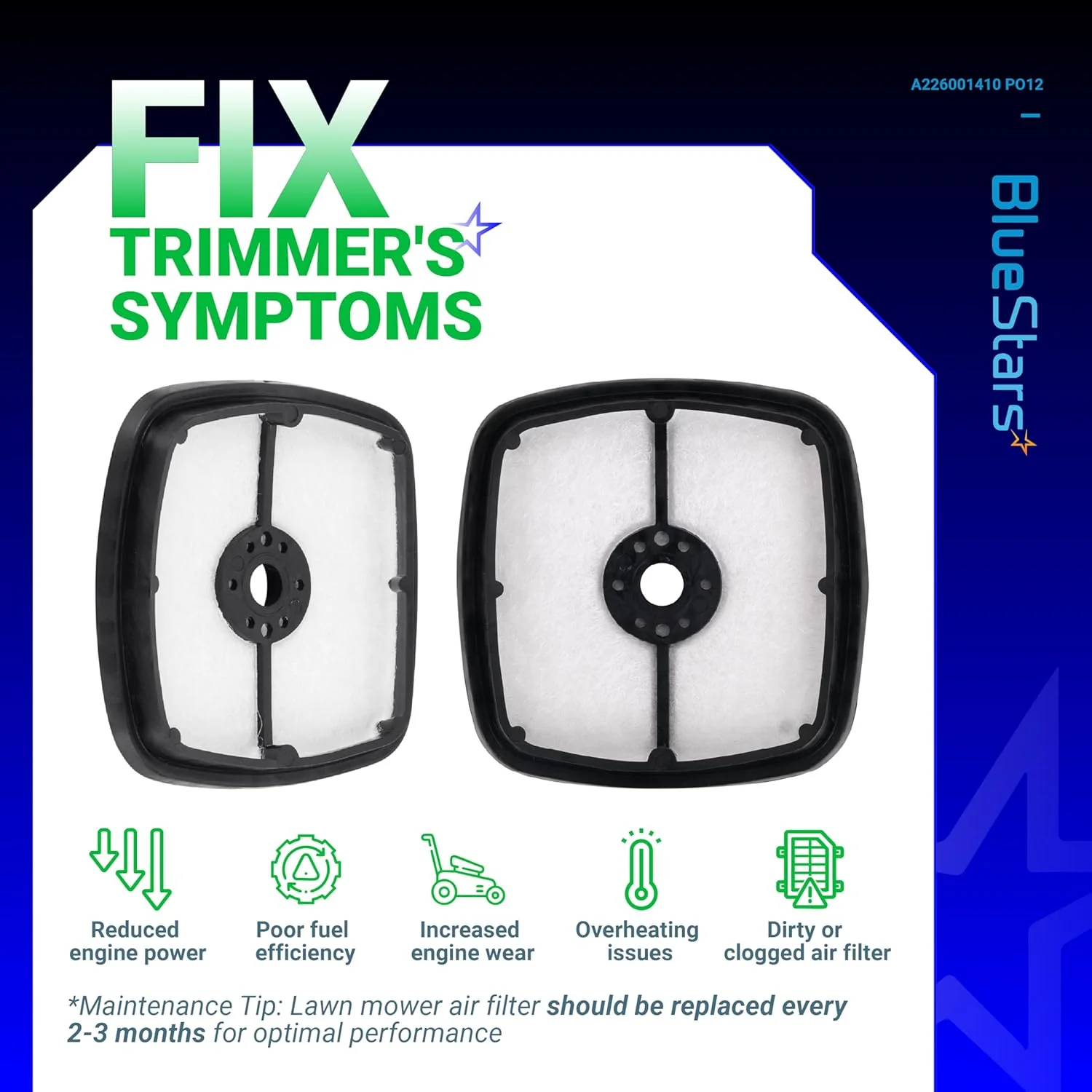 [Lifetime Warranty] A226001410 130310-54130 Air Filter - Pack of 12 - Image 8