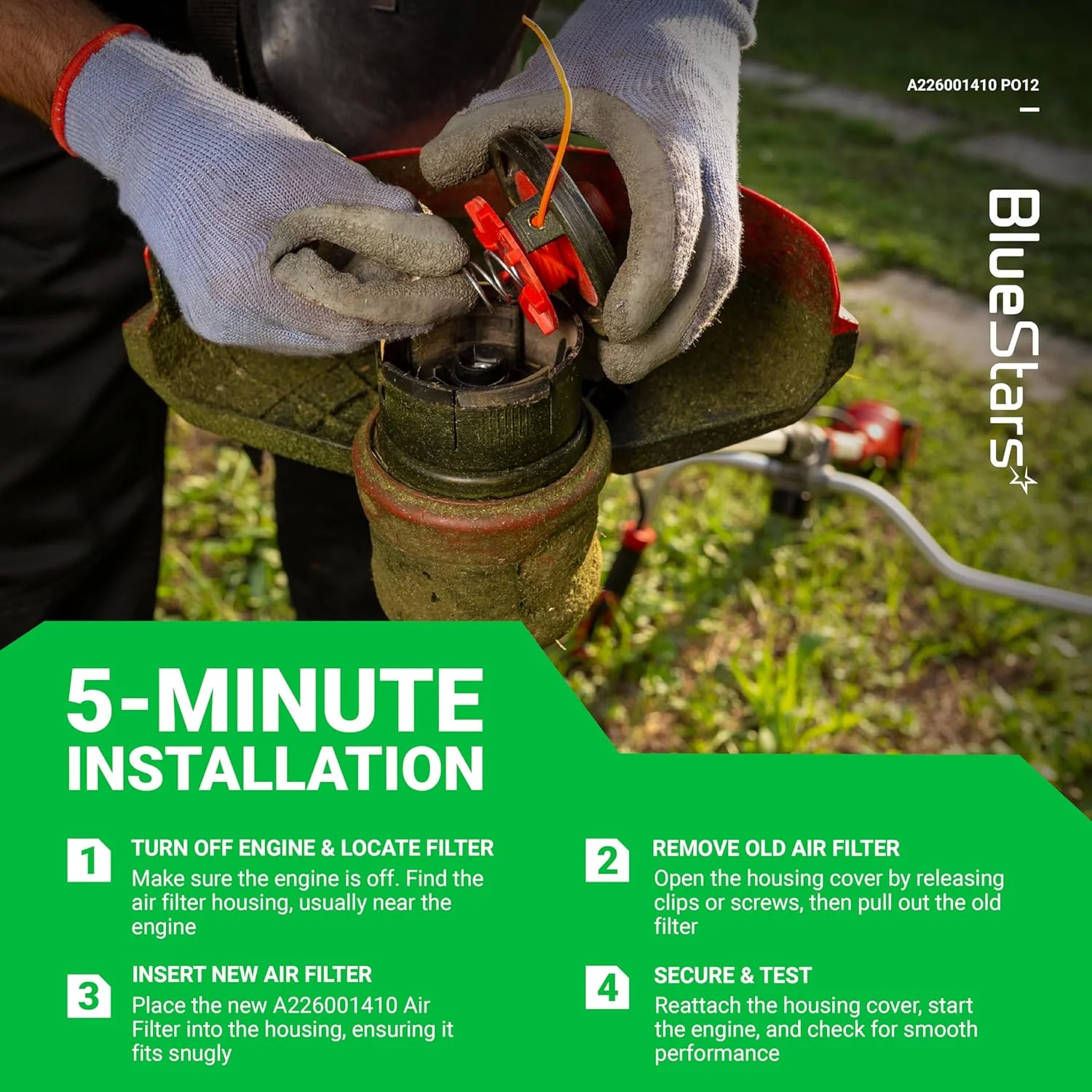 [Lifetime Warranty] A226001410 130310-54130 Air Filter - Pack of 12 - Image 9