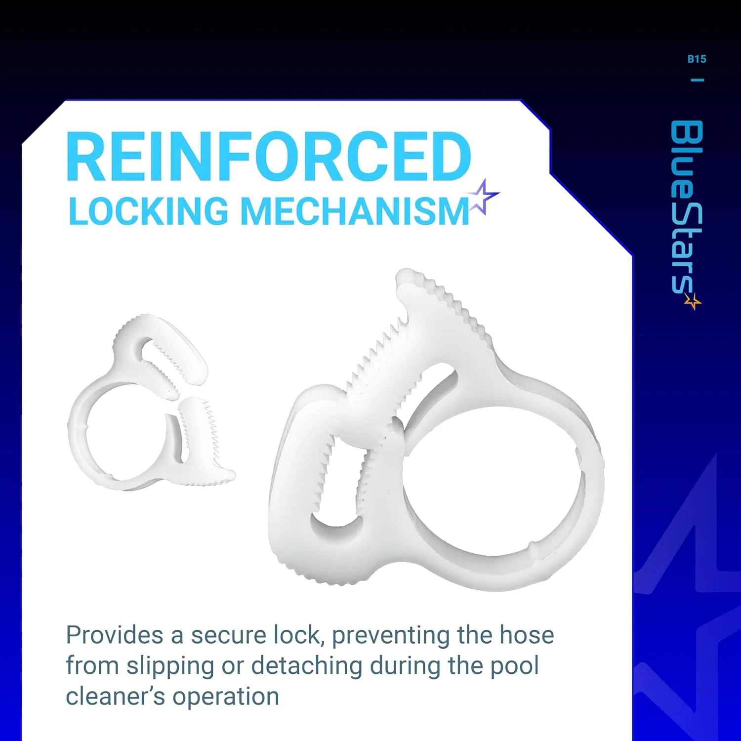 [Lifetime Warranty] B15 Sweep Hose Attachment Clamp Clasp - Pack of 6 - Image 4