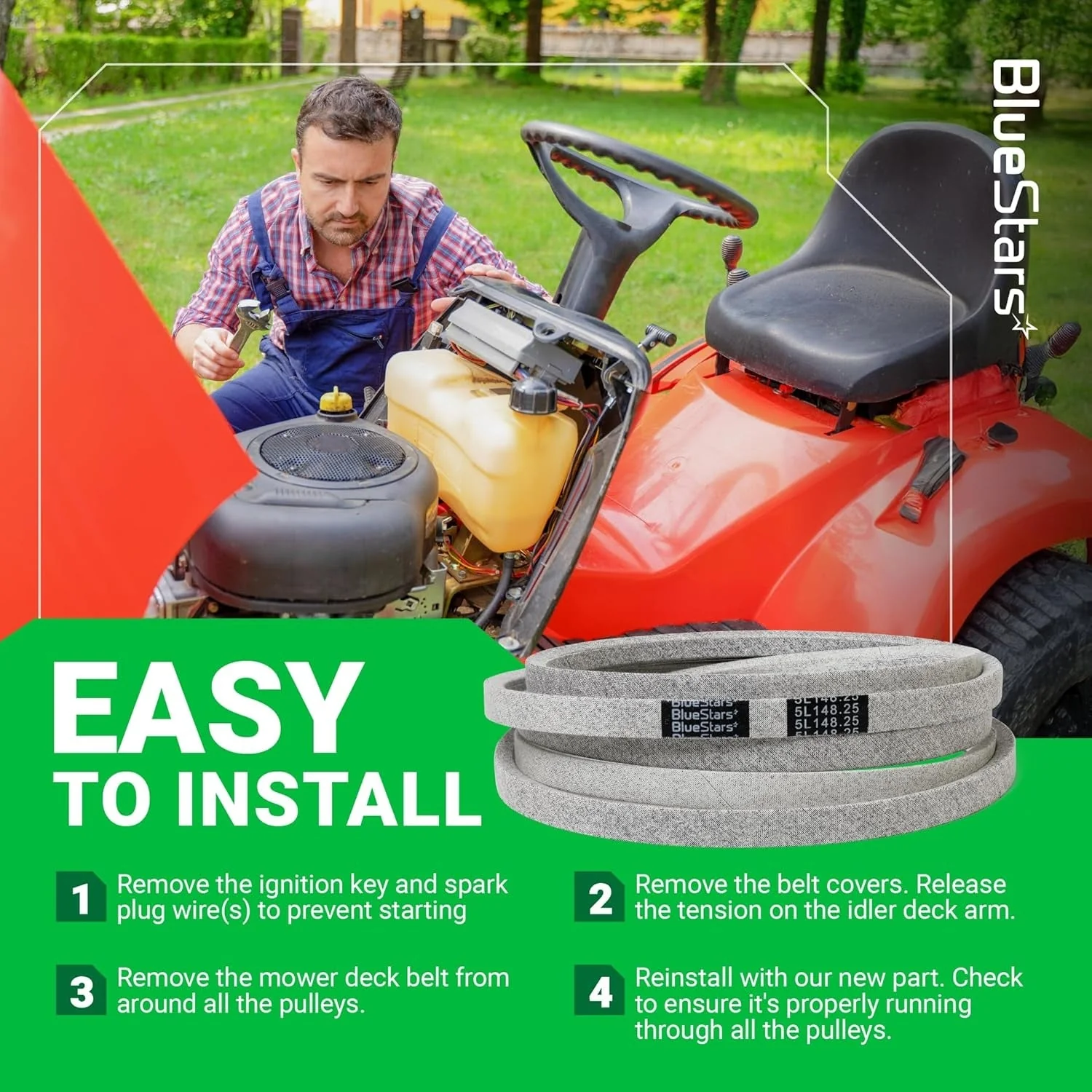 [Lifetime Warranty] Deck Belt 754-04329 - Image 8