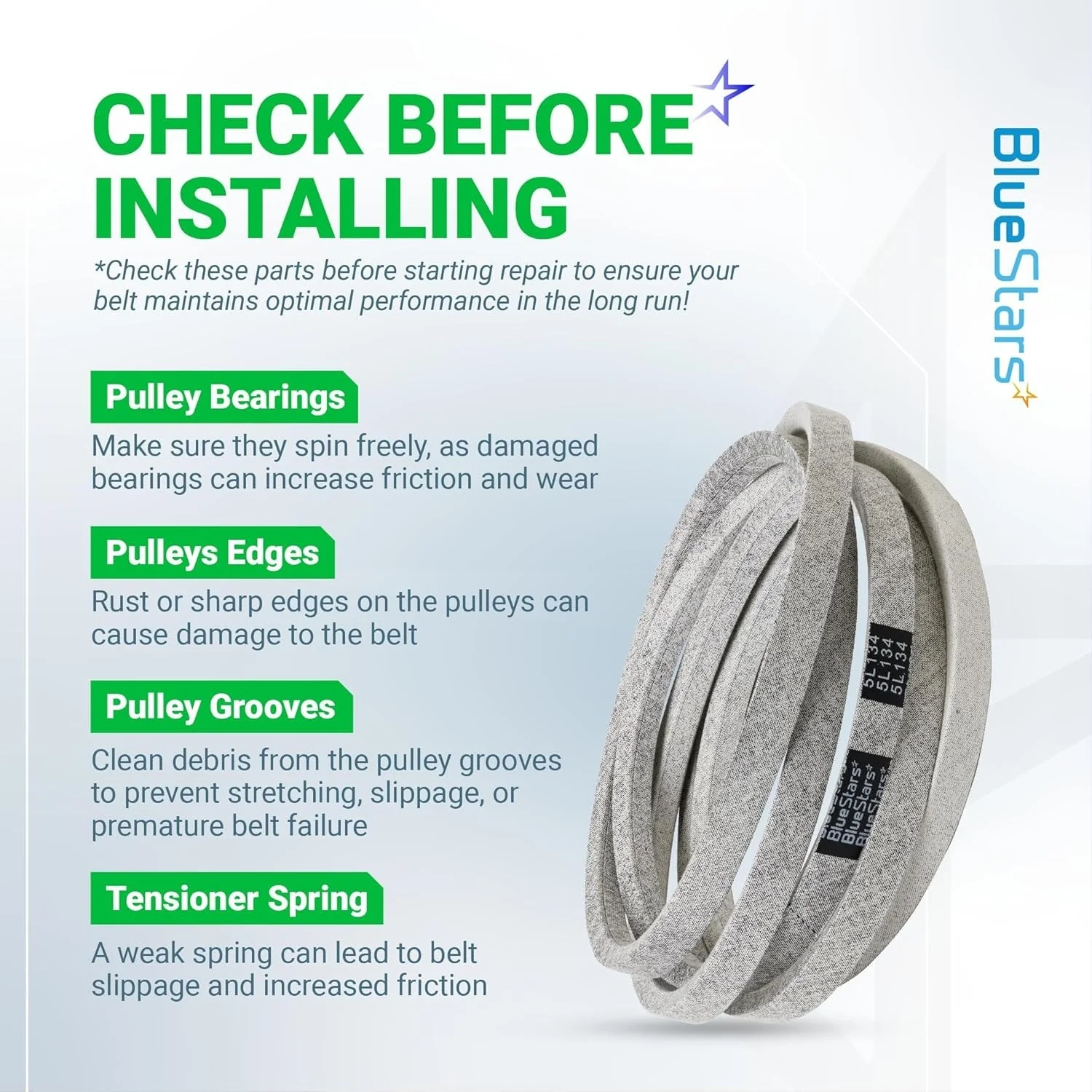 [Lifetime Warranty] Deck Belt 954-04077A - Image 7