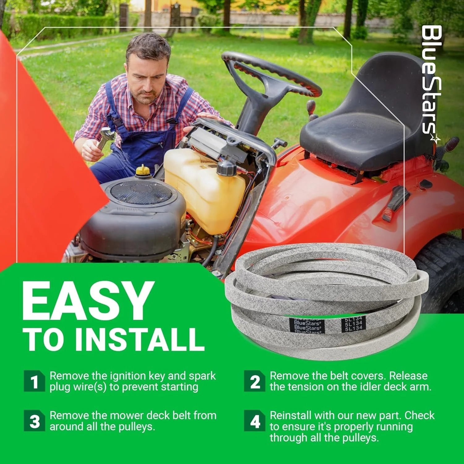 [Lifetime Warranty] Deck Belt 954-04077A - Image 8