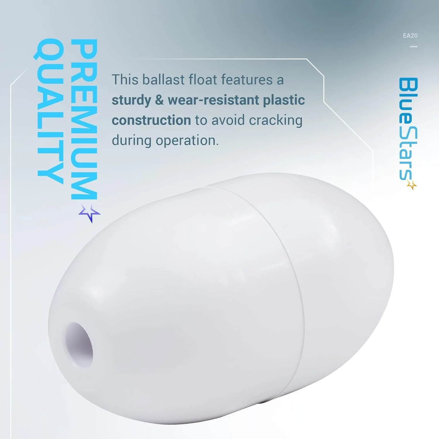 [Lifetime Warranty] EA20 White Ballast Float/Head Float A20 - Pack of 2 - Image 3