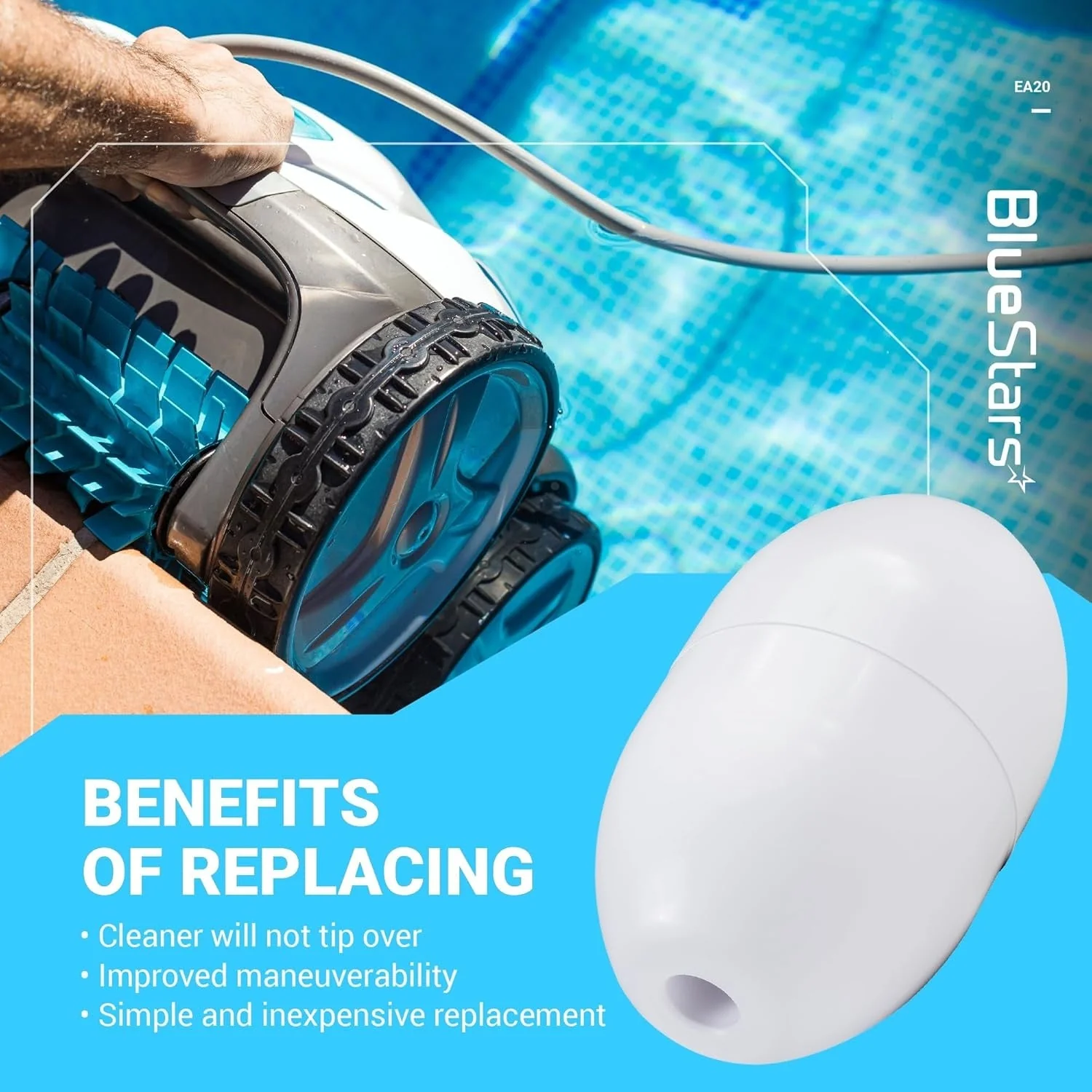 [Lifetime Warranty] EA20 White Ballast Float/Head Float A20 - Pack of 2 - Image 6