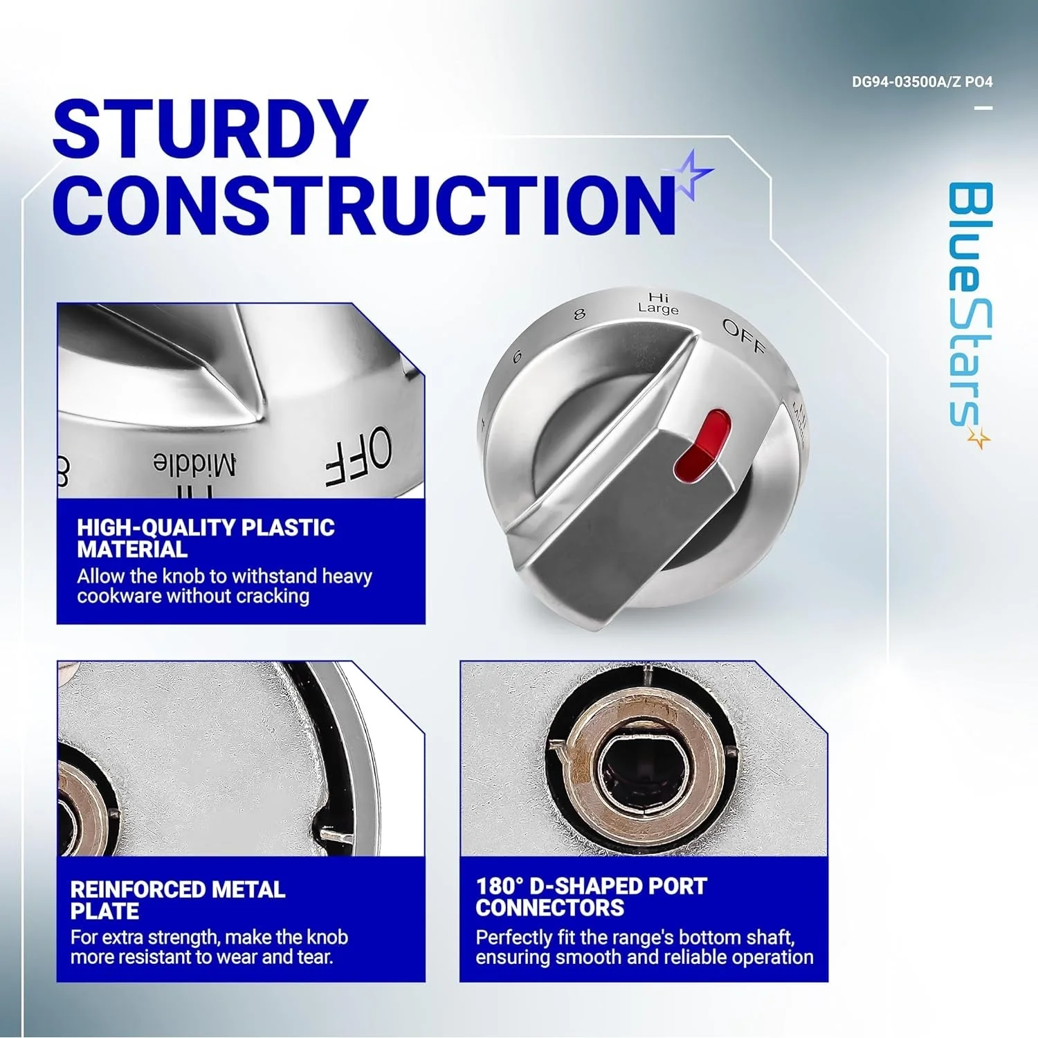 [Lifetime Warranty] Gas Stove Knob DG94-03500A/Z - Image 4