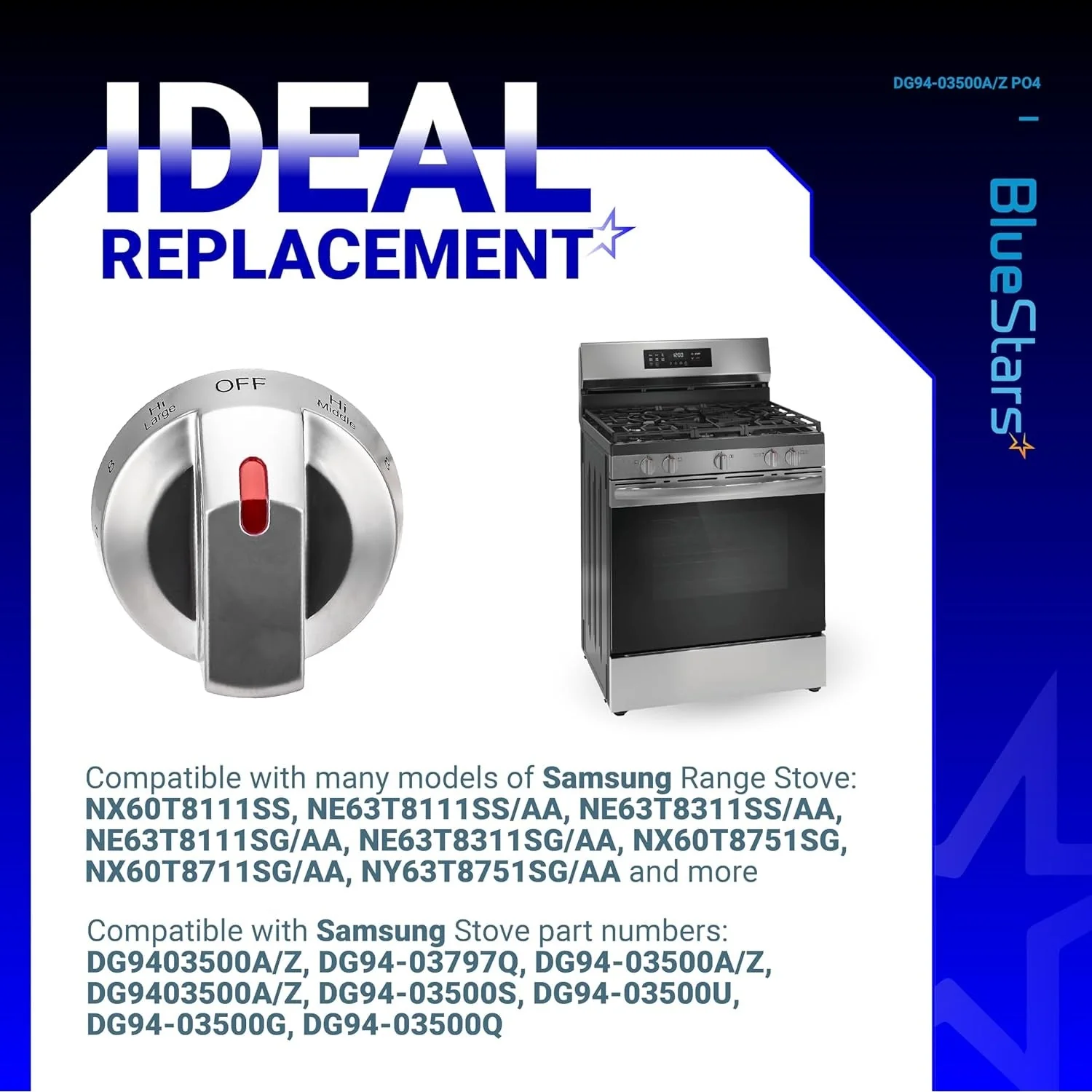 [Lifetime Warranty] Gas Stove Knob DG94-03500A/Z - Image 5