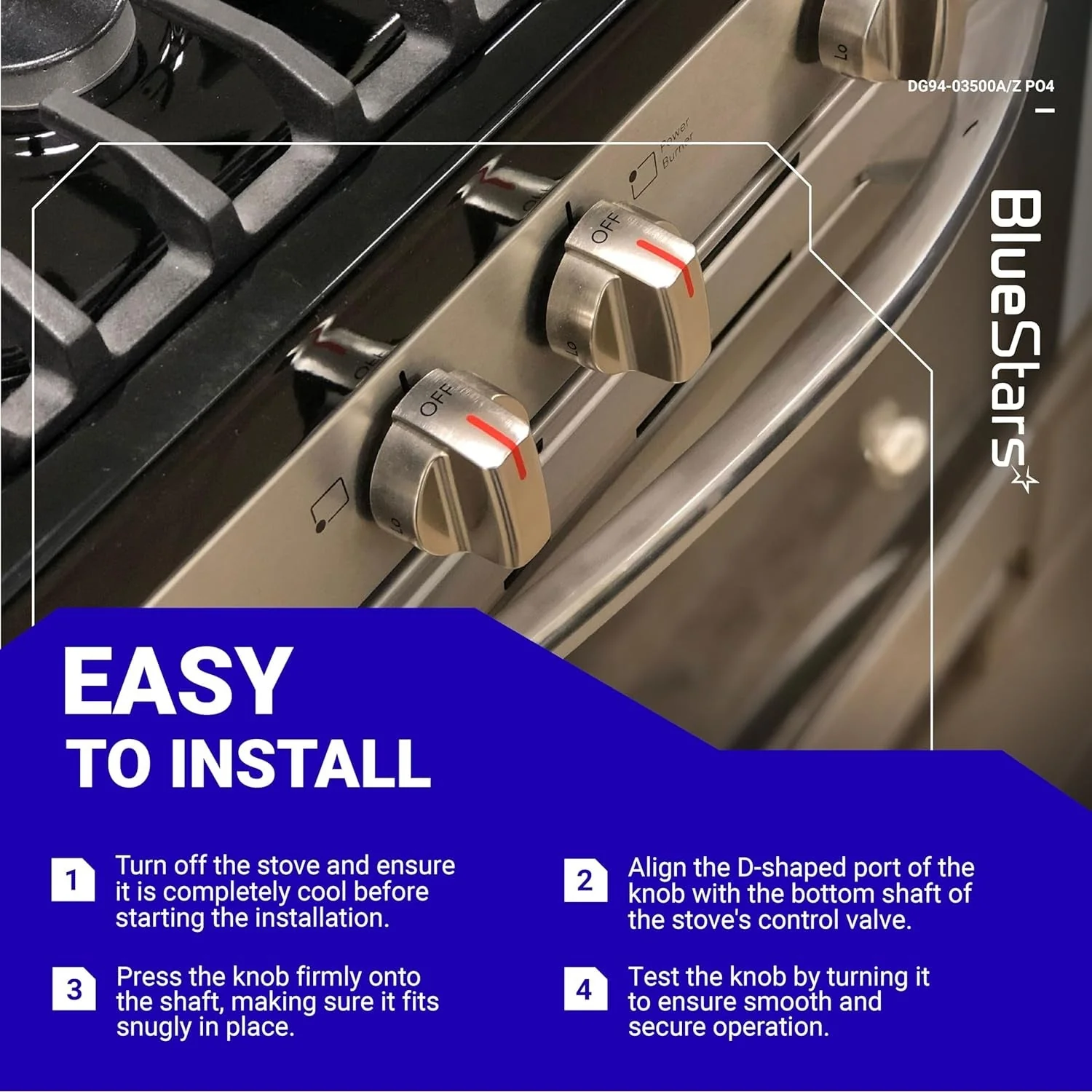 [Lifetime Warranty] Gas Stove Knob DG94-03500A/Z - Image 8