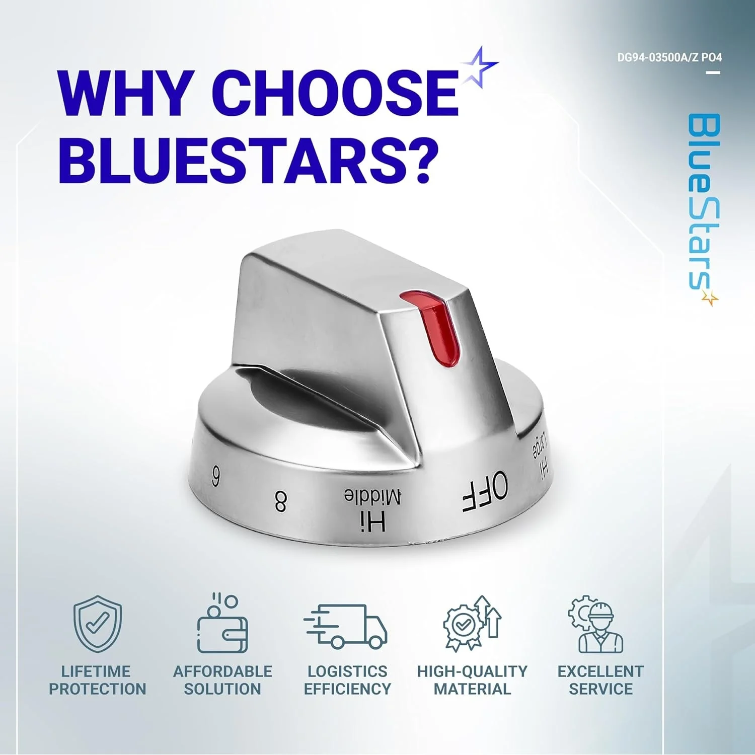 [Lifetime Warranty] Gas Stove Knob DG94-03500A/Z - Image 9