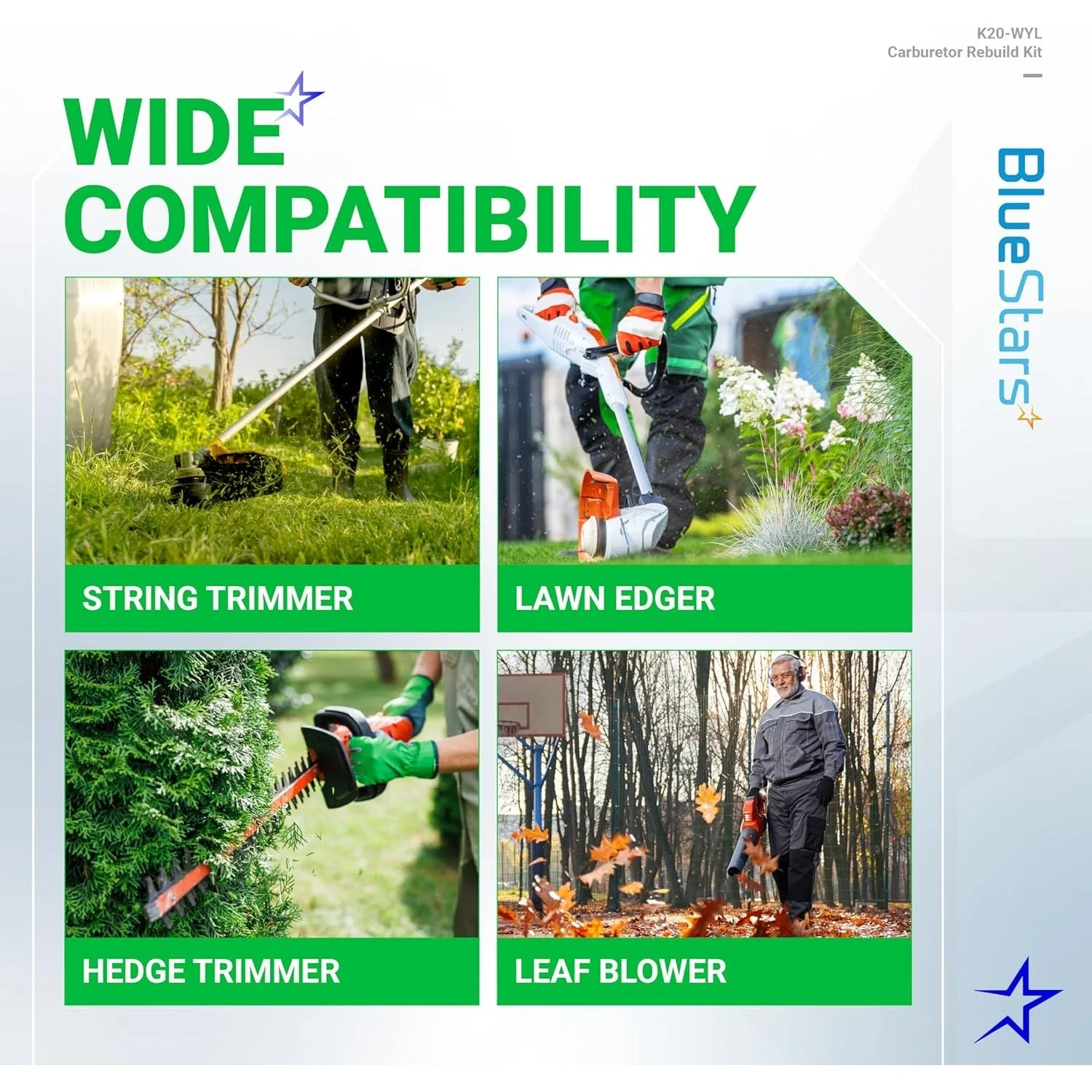 [Lifetime Warranty] K20-WYL Carburetor Rebuild Kit with Primer Bulb - Image 4