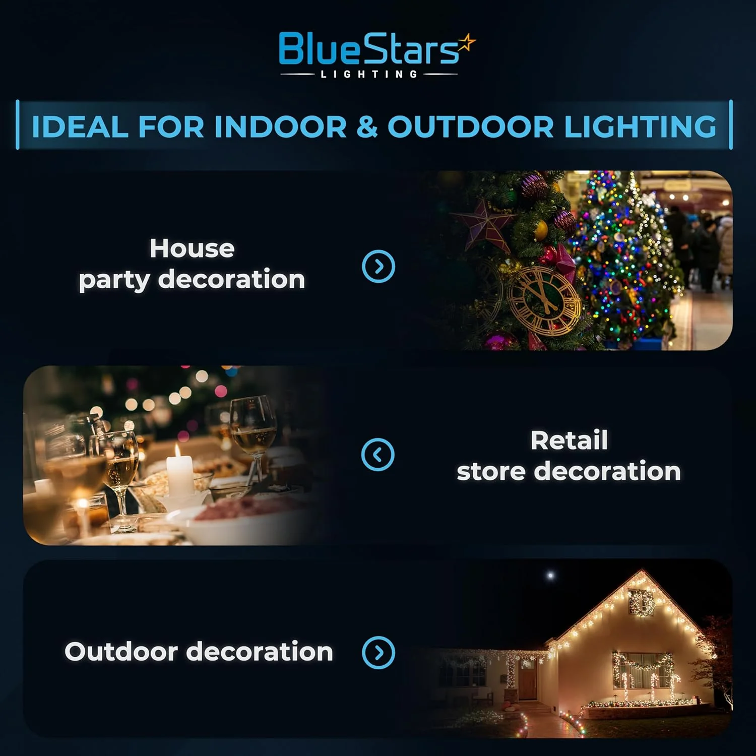 [Lifetime Warranty] LED S14 Clear String Light Bulbs E26 1W - Pack of 24 - Image 7