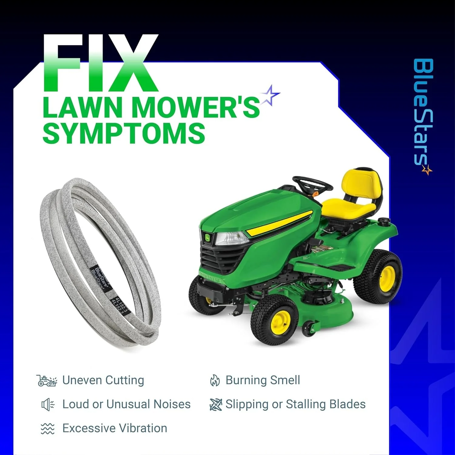 [Lifetime Warranty] Mower Deck Belt M154296 M158131 152.3" x 0.5" - Image 6