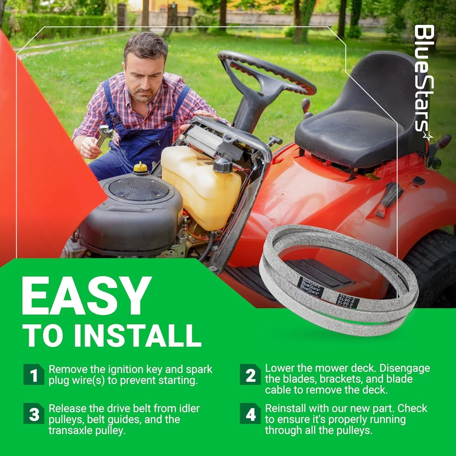 [Lifetime Warranty] Mower Drive Belt 954-0467A 90.8" x 5/8" - Image 8