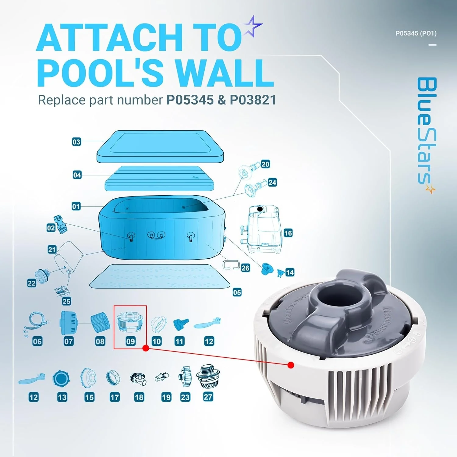 [Lifetime Warranty] P05345 P03821 Chemical Chlorine Dispenser System - Image 6