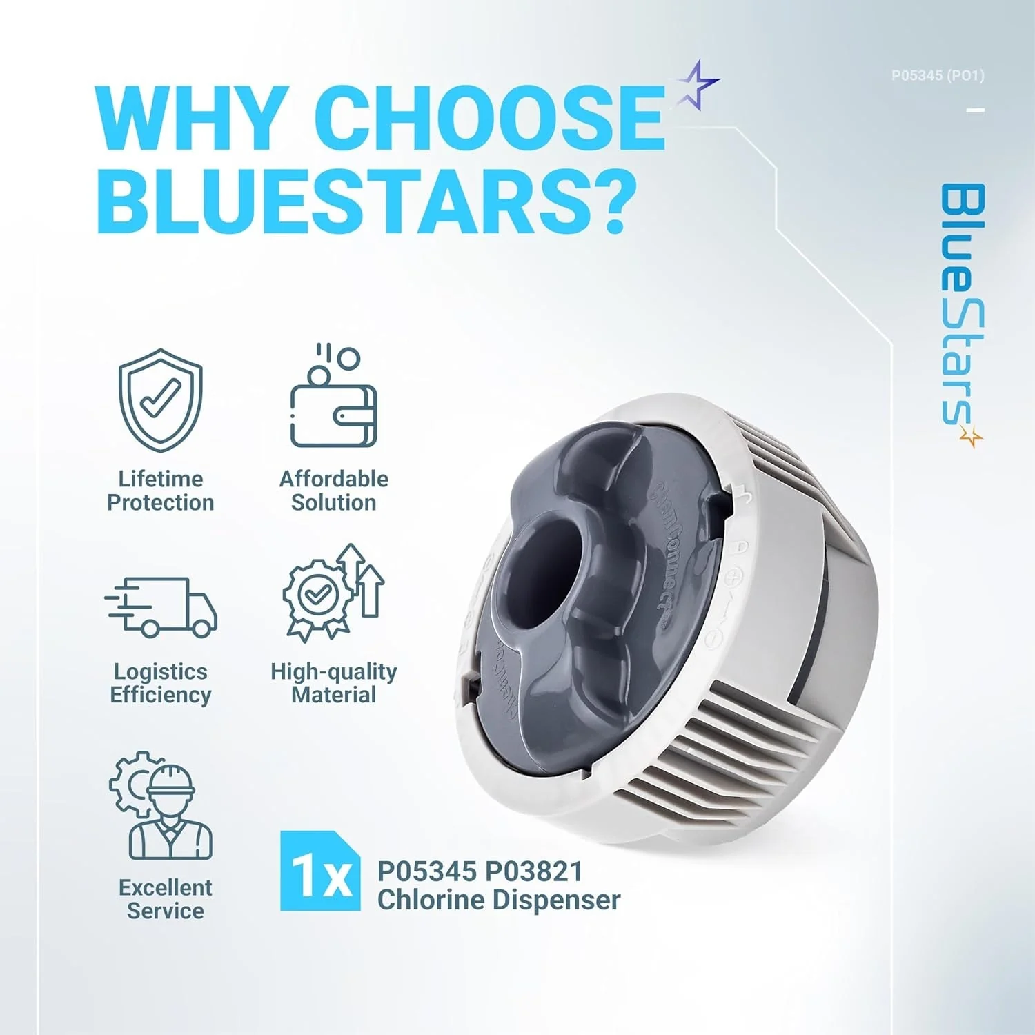 [Lifetime Warranty] P05345 P03821 Chemical Chlorine Dispenser System - Image 9