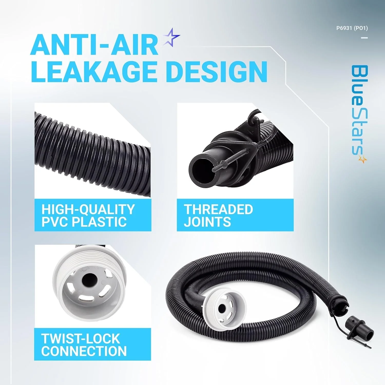 [Lifetime Warranty] P6931 Air Inflation Hose Pipe - Image 3