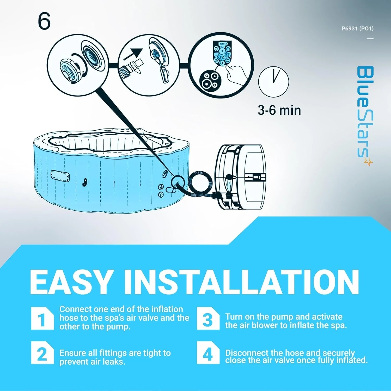 [Lifetime Warranty] P6931 Air Inflation Hose Pipe - Image 7