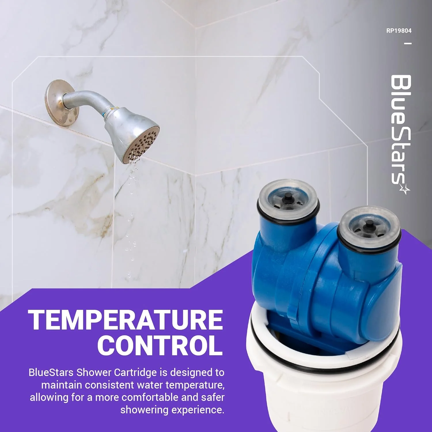 [Lifetime Warranty] RP19804 Pressure Balance Shower Cartridge - Image 4