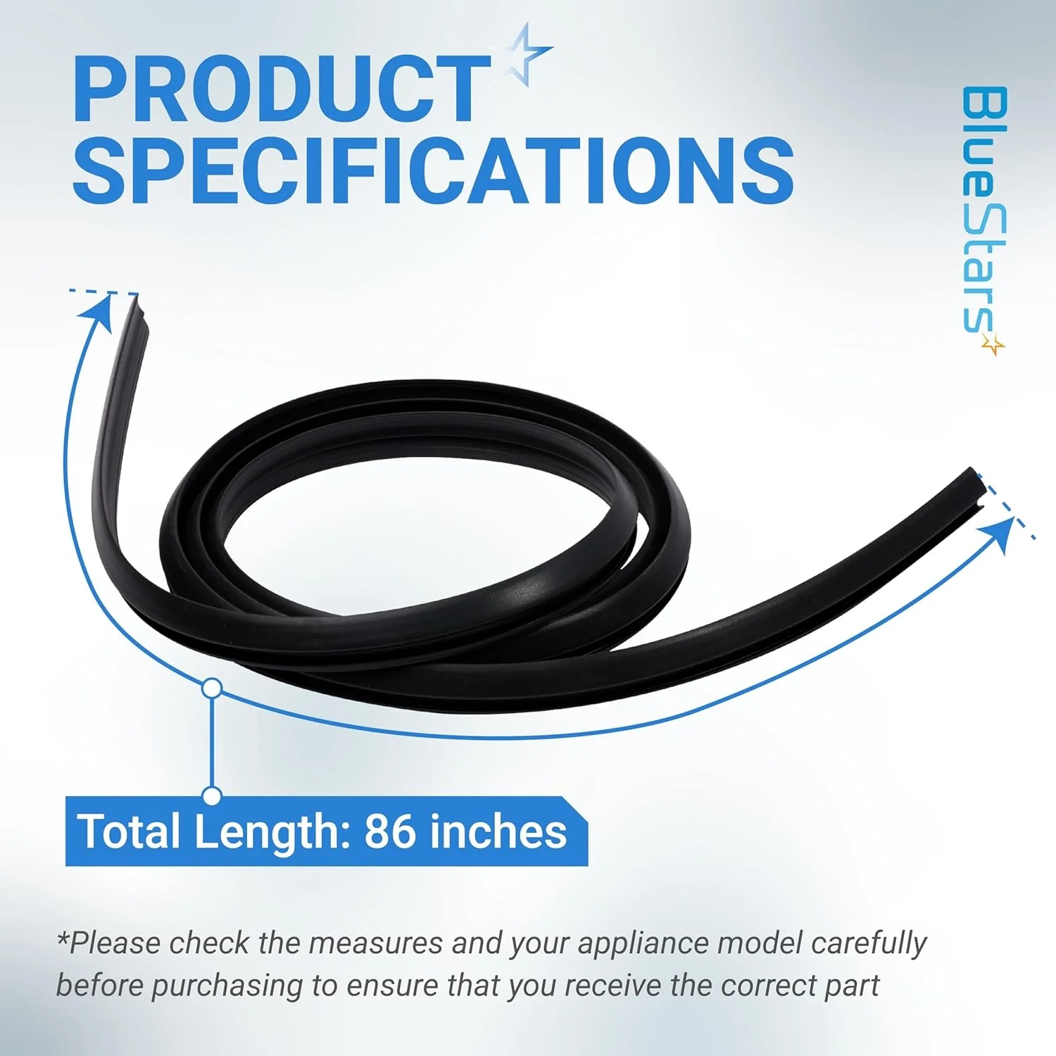 [Lifetime Warranty] W10300924 Dishwasher Door Seal Gasket - Image 3