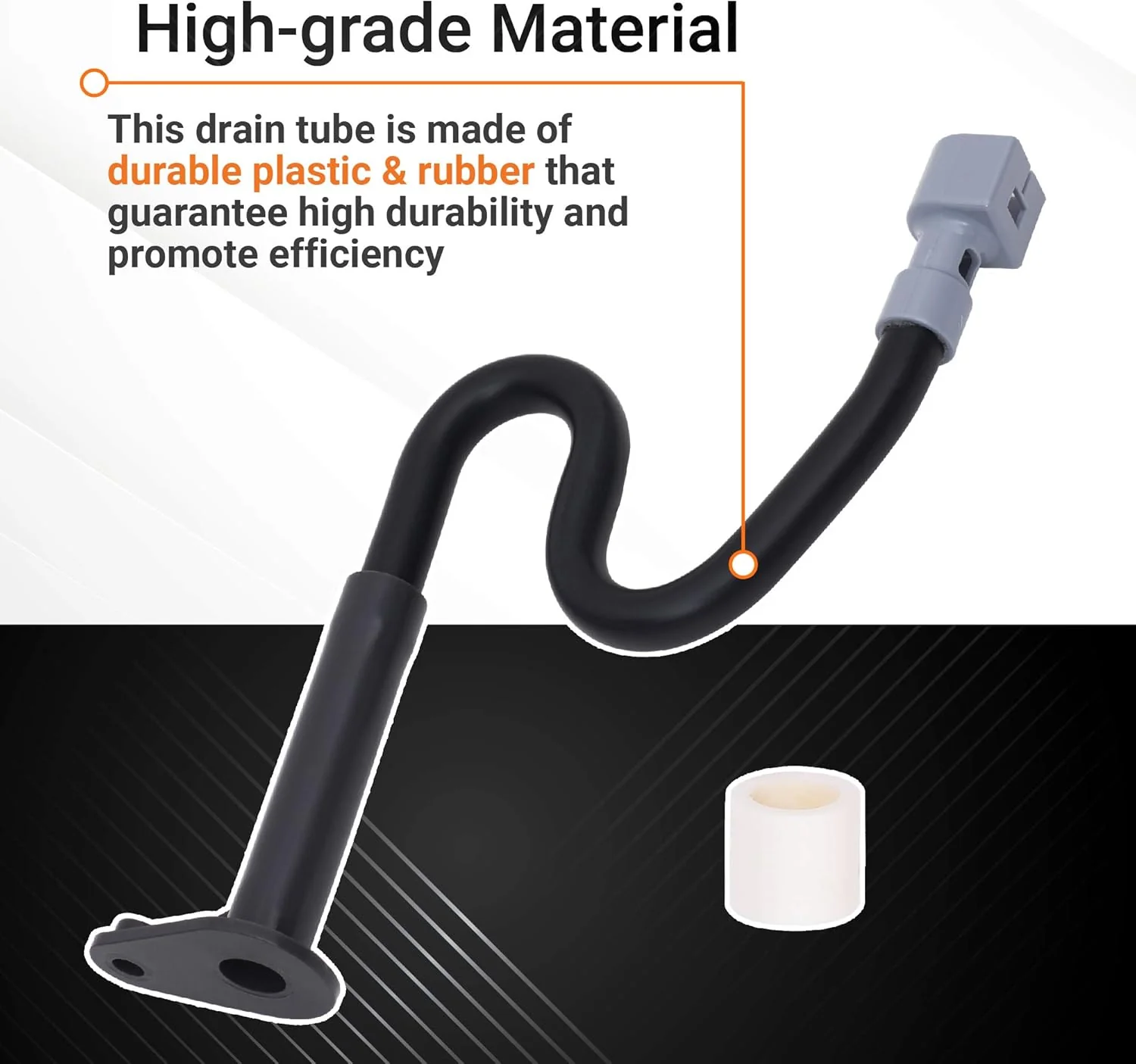 [Lifetime Warranty] W10619951 Refrigerator Drain Tube - Image 4