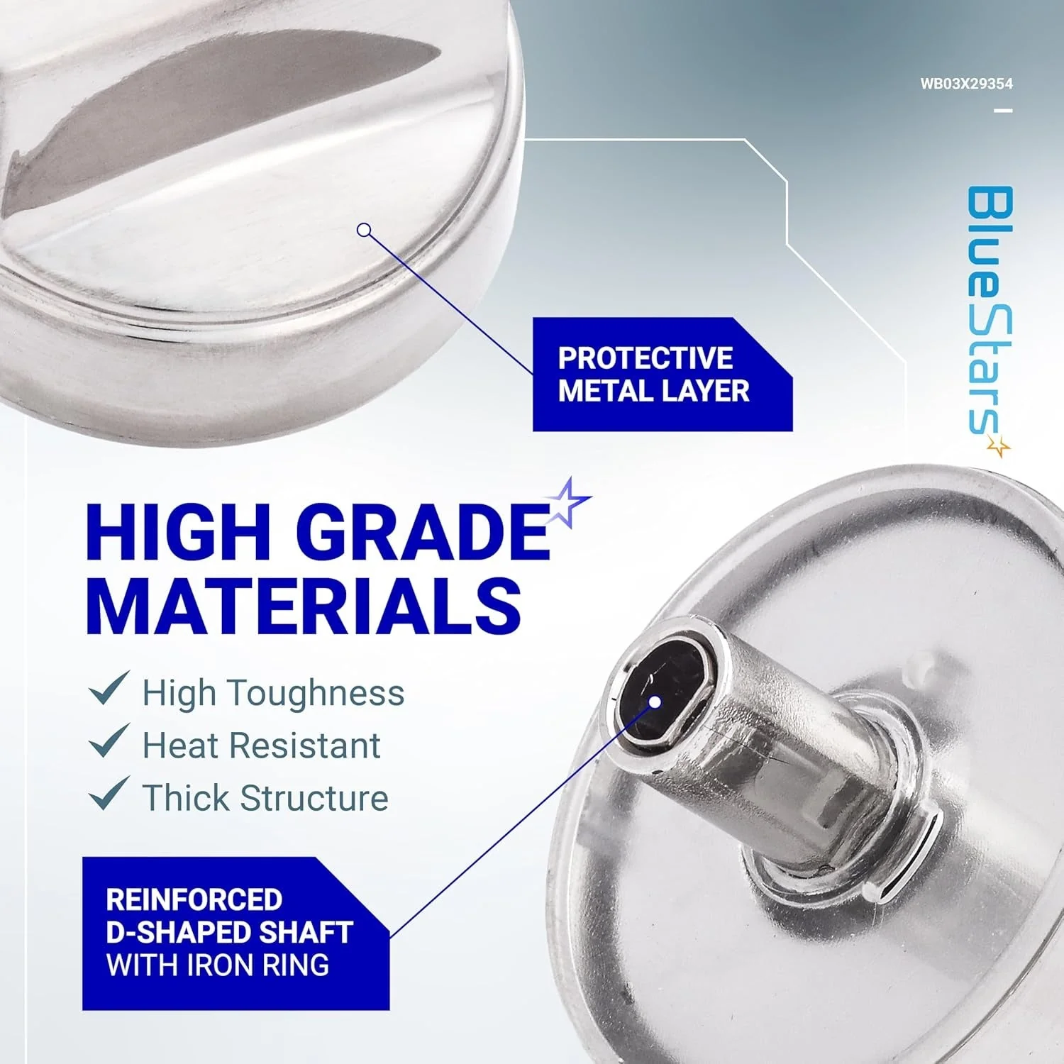 [Lifetime Warranty] WB03X29354 Gas Cooktop Knobs - Image 4