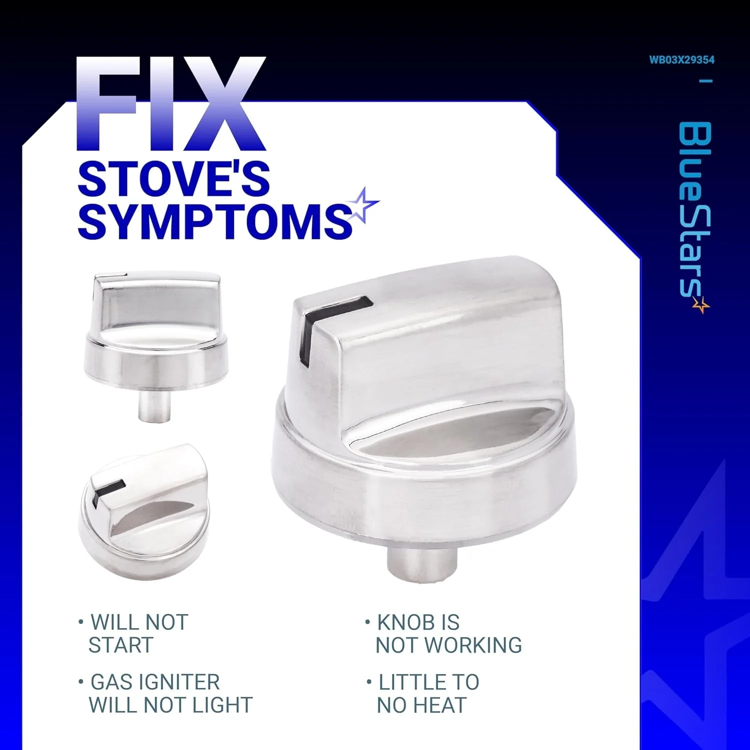 [Lifetime Warranty] WB03X29354 Gas Cooktop Knobs - Image 5