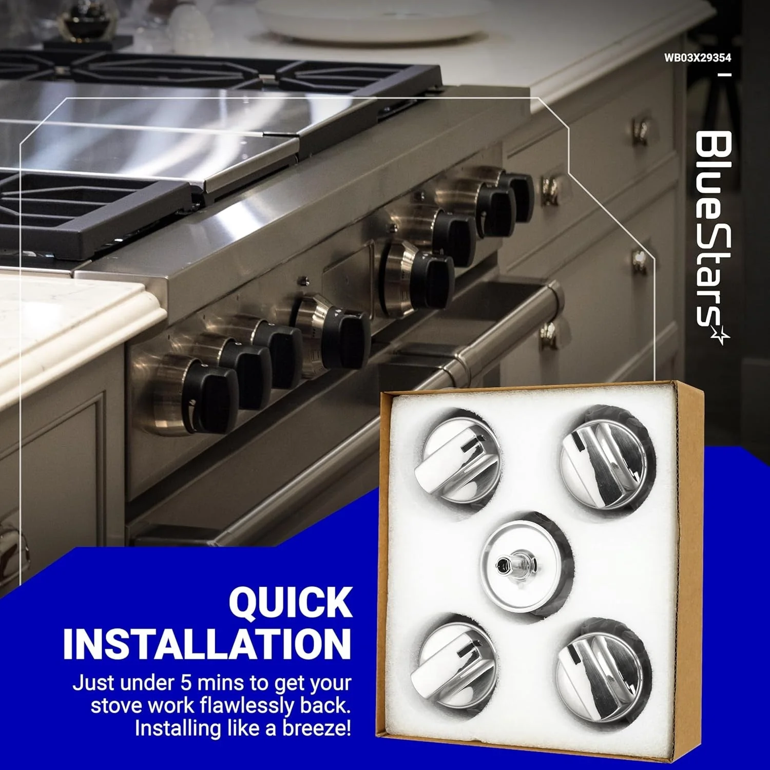 [Lifetime Warranty] WB03X29354 Gas Cooktop Knobs - Image 6