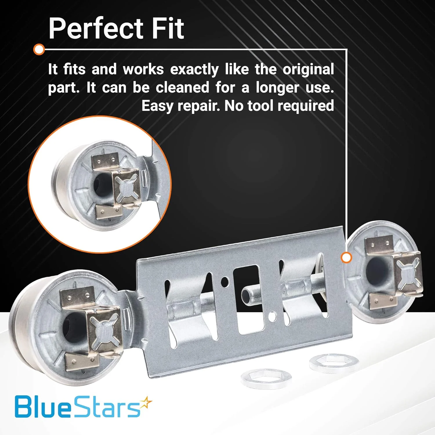 [Lifetime Warranty] WB16K10026 WB29K17 Double Burner Assembly - Pack of 2 - Image 4