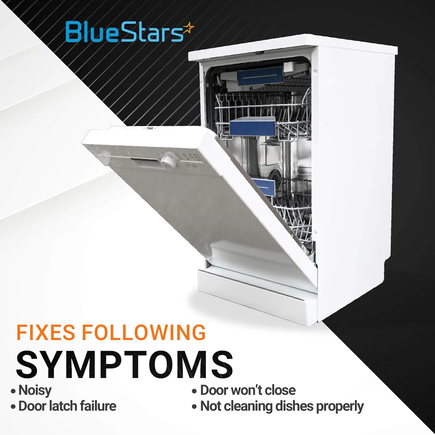 [Lifetime Warranty] WD12X271 Dishwasher Lower Rack Roller and Axle Kit - Pack of 8 - Image 3