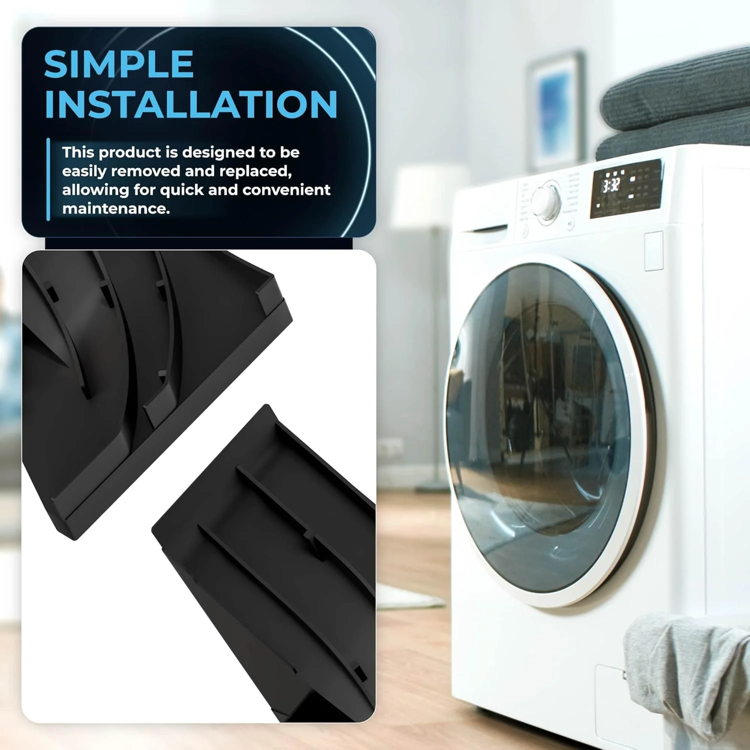 [Lifetime Warranty] WD8X227 & WD8X228 Dishwasher Corner Gaskets (Left & Right) Corner Baffle - Image 4