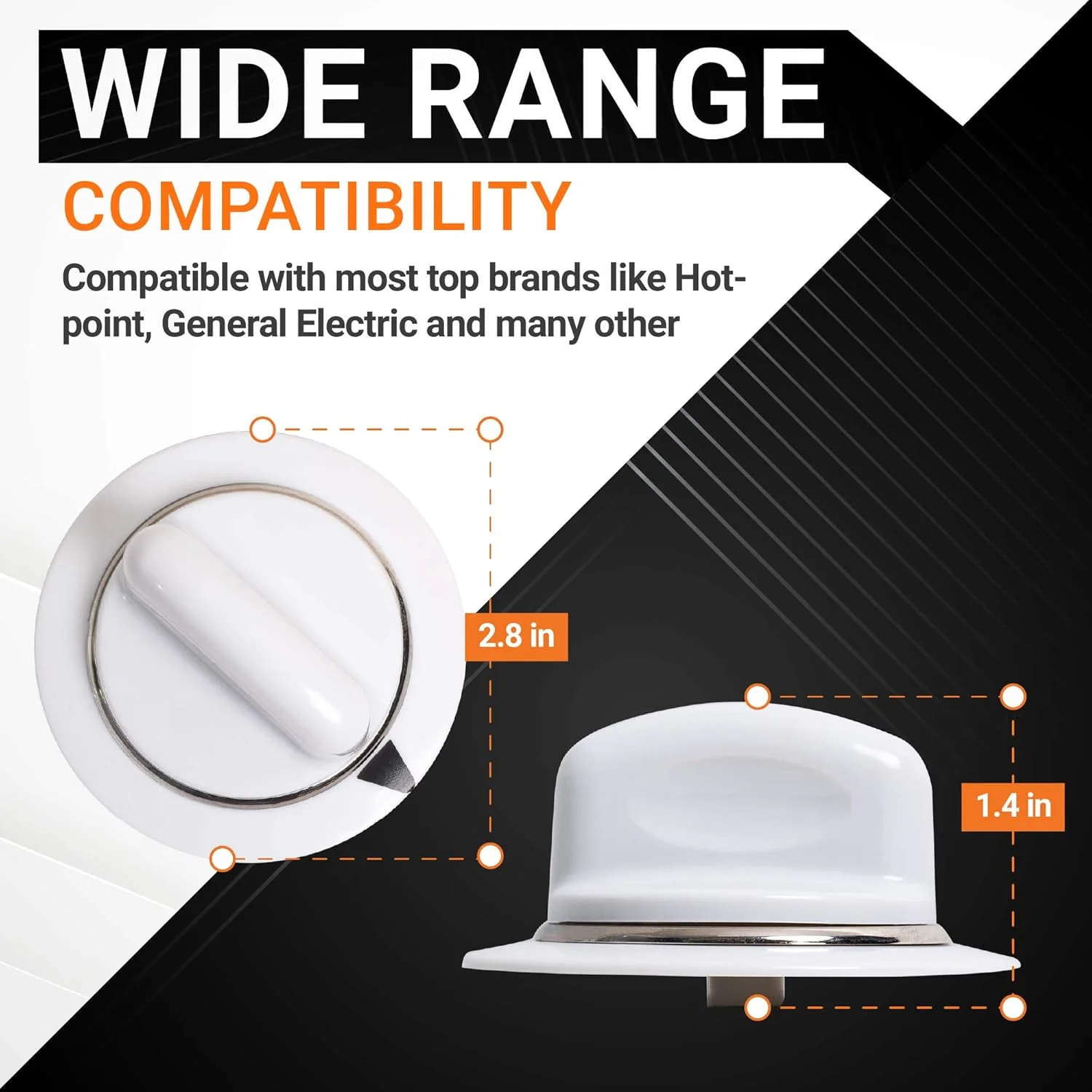 [Lifetime Warranty] WE1M654 Dryer Timer Knob - Pack of 2 - Image 3