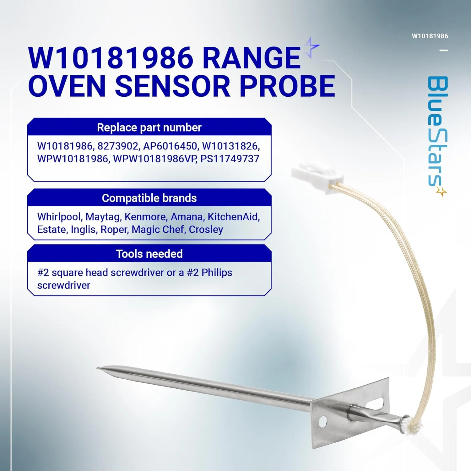 [Lifetime Warranty] WPW10181986 W10181986 Range Oven Sensor - Image 7