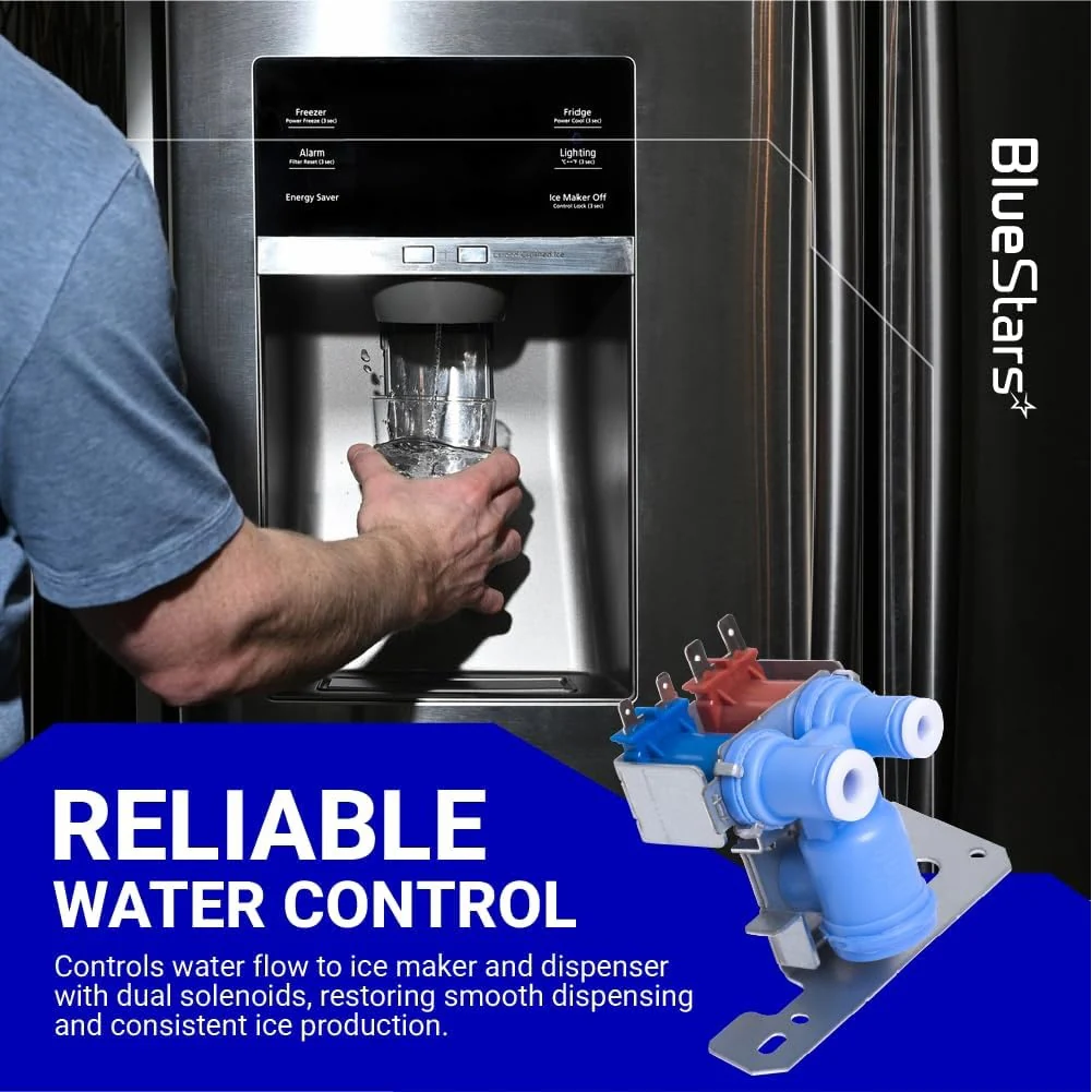 [Lifetime Warranty] WR57X10051 Refrigerator Dual Inlet Water Valve - Image 3